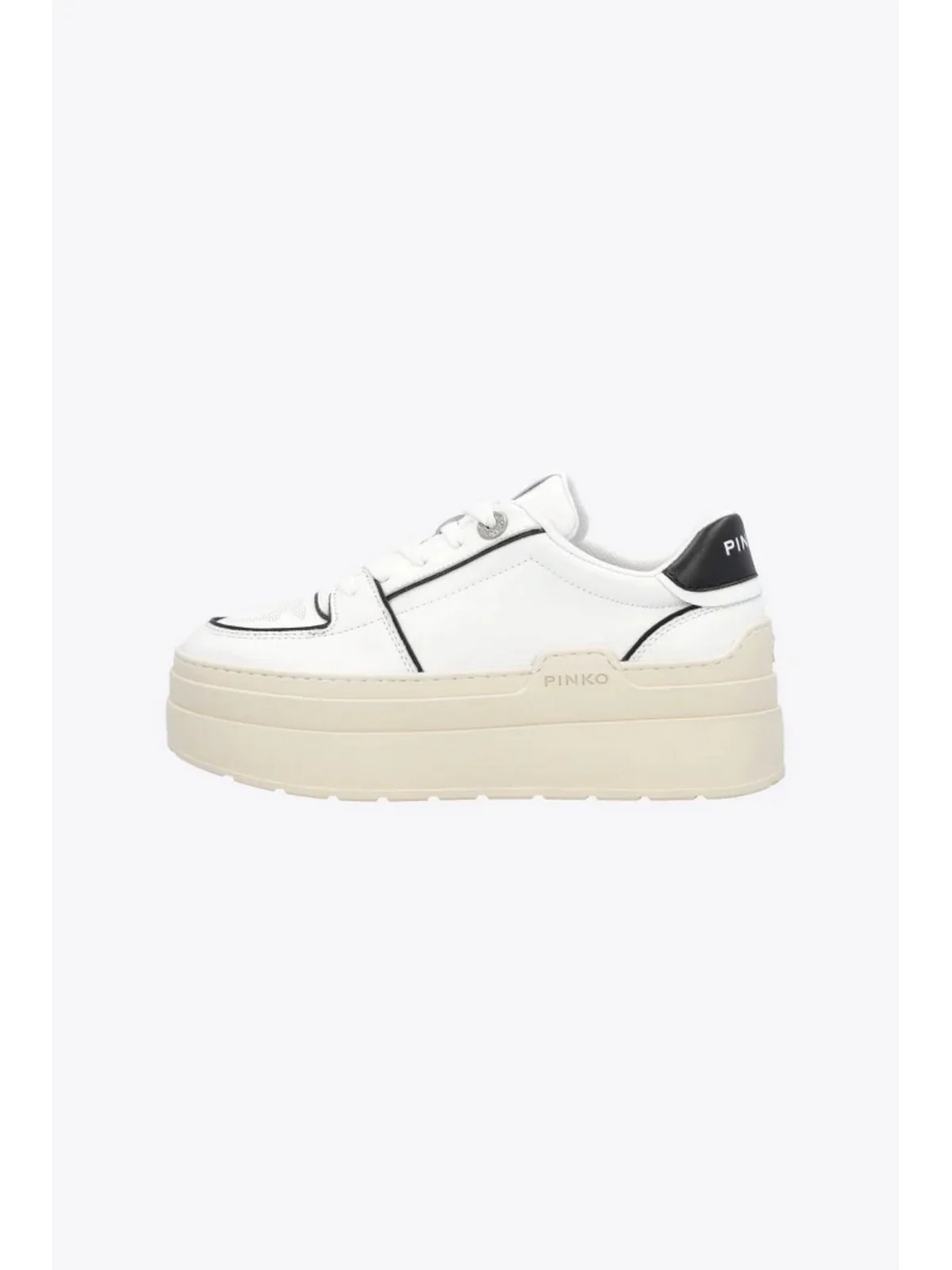 PINKO Sneaker Donna Greta SS0007P001 ZZ1 Bianco - Image 5