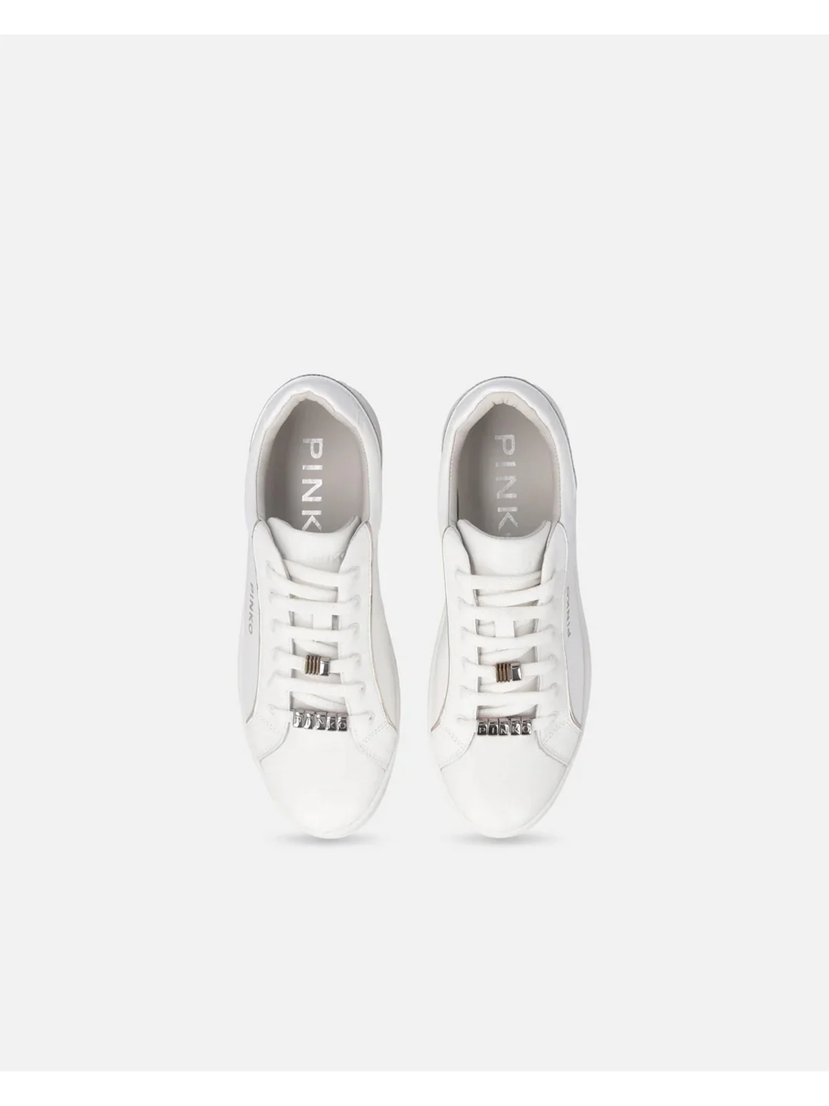 PINKO Sneaker Donna IRIS 01 SS0131P001 ZX8 MILK/PLATINUM - Image 2