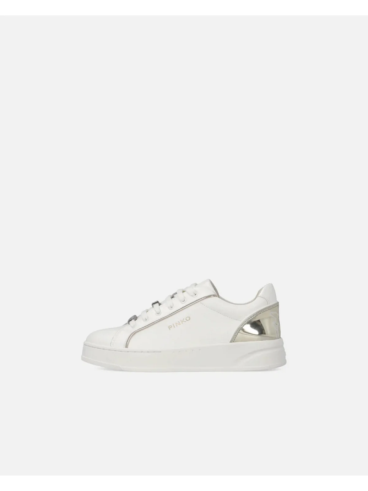 PINKO Sneaker Donna IRIS 01 SS0131P001 ZX8 MILK/PLATINUM - Image 5