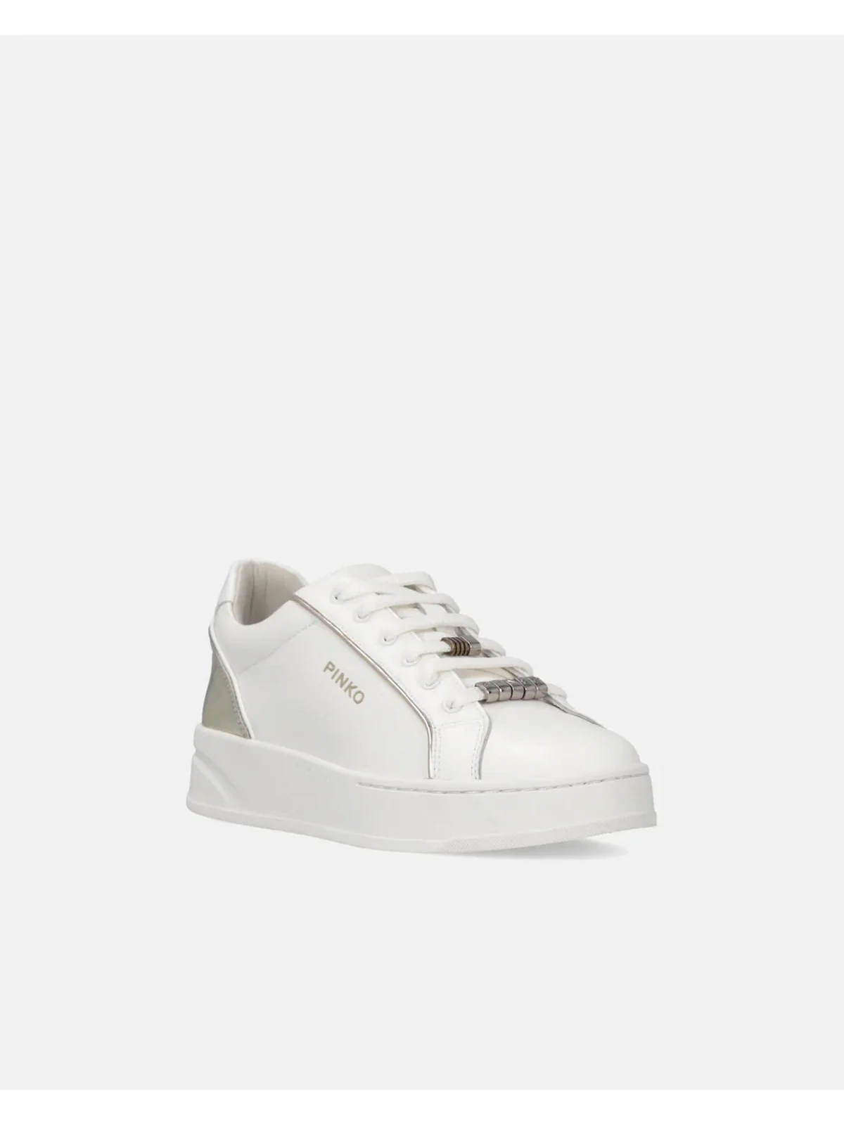 PINKO Sneaker Donna IRIS 01 SS0131P001 ZX8 MILK/PLATINUM - Image 7