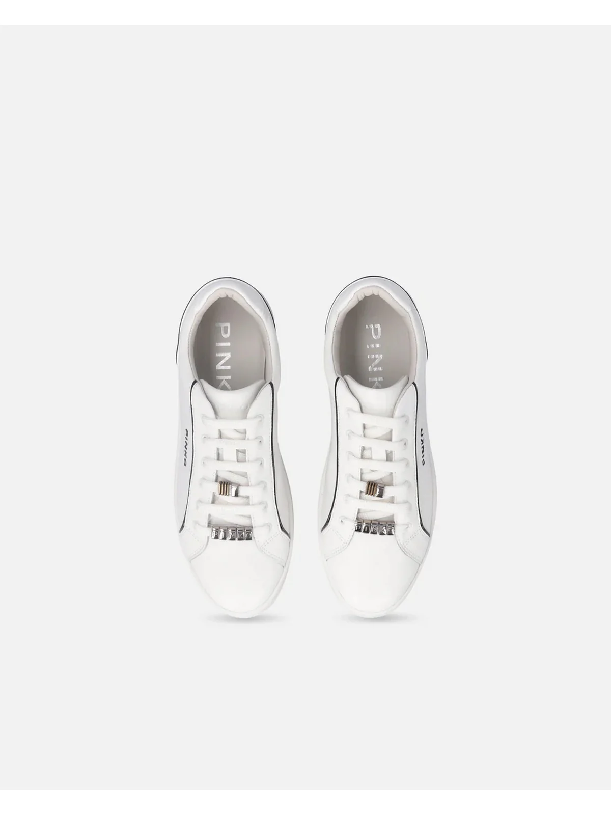 PINKO Sneaker Donna IRIS 01 SS0131P001 ZX9 MILK/BLACK - Image 2