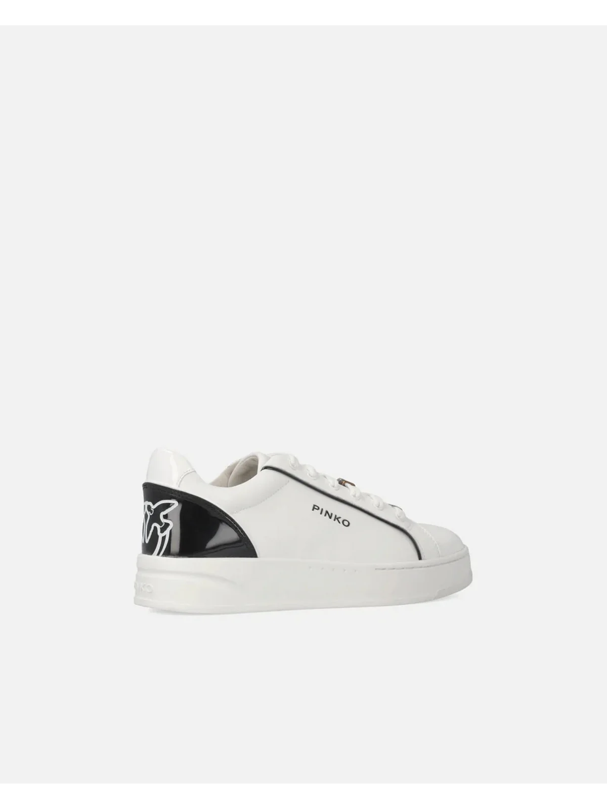 PINKO Sneaker Donna IRIS 01 SS0131P001 ZX9 MILK/BLACK - Image 4