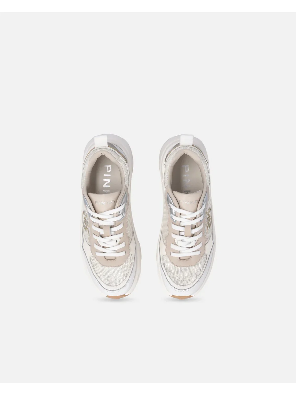 PINKO Sneaker Donna PINK 09 SS0167P132 D70 MILK/CORDA - Image 2