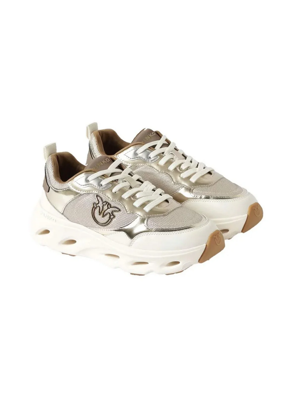 PINKO Sneaker Donna PINK 09 SS0167P144 Z22 PLATINUM - Image 3