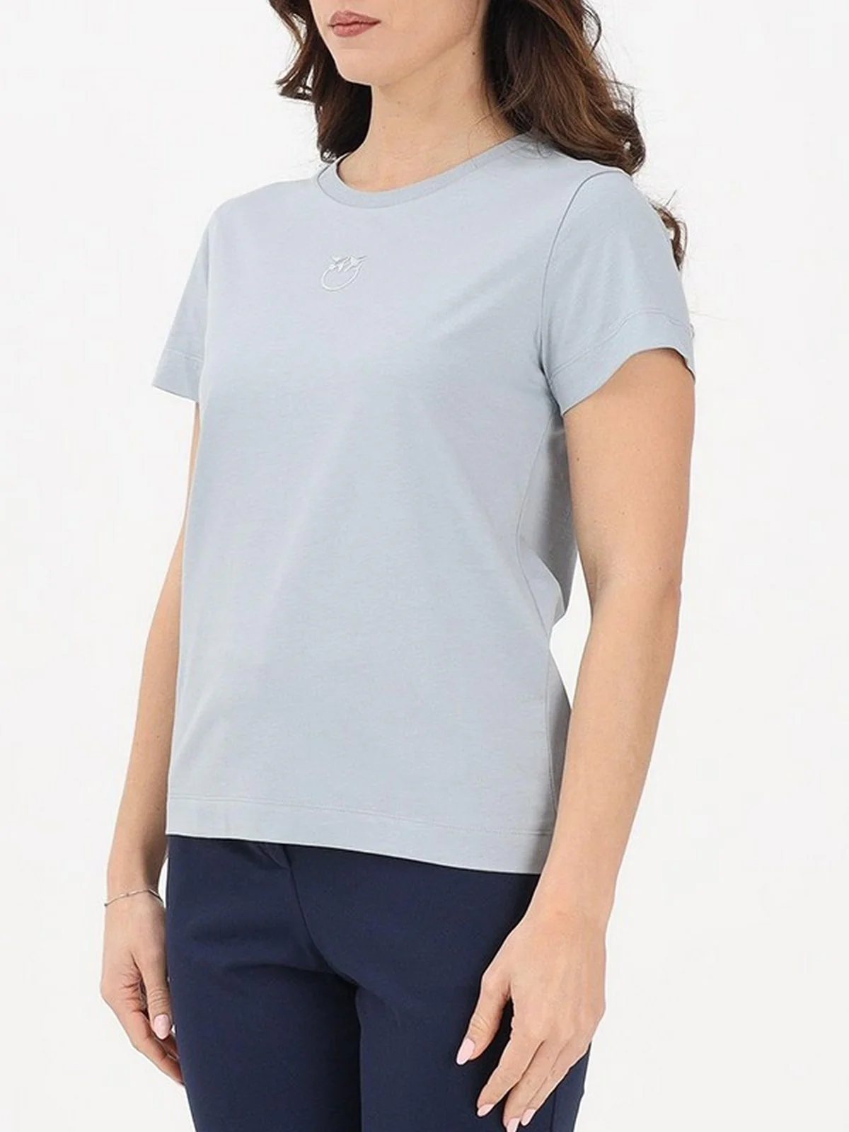 PINKO T-shirt Donna BUSSOLOTTO T-SHIRT 100355-A339 E87 AZZURRO ARONA - Image 2