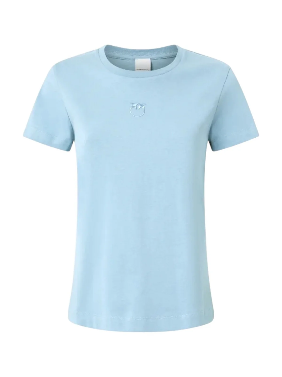 PINKO T-shirt Donna BUSSOLOTTO T-SHIRT JERSEY LOGO 100355-A2HN E63 Blu