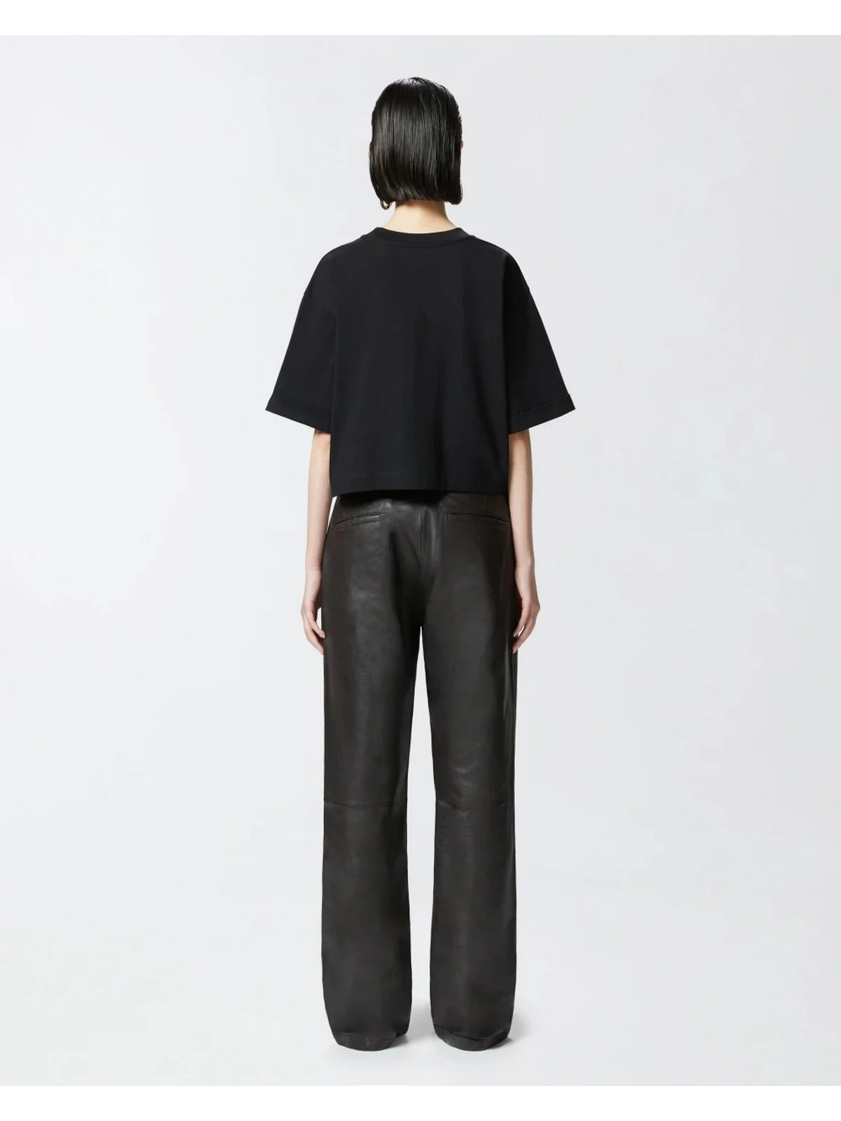 PINKO T-shirt Donna DOUALA T-SHIRT JERSEY LOGO PIN 104882-A2HN Z99 Nero - Image 3