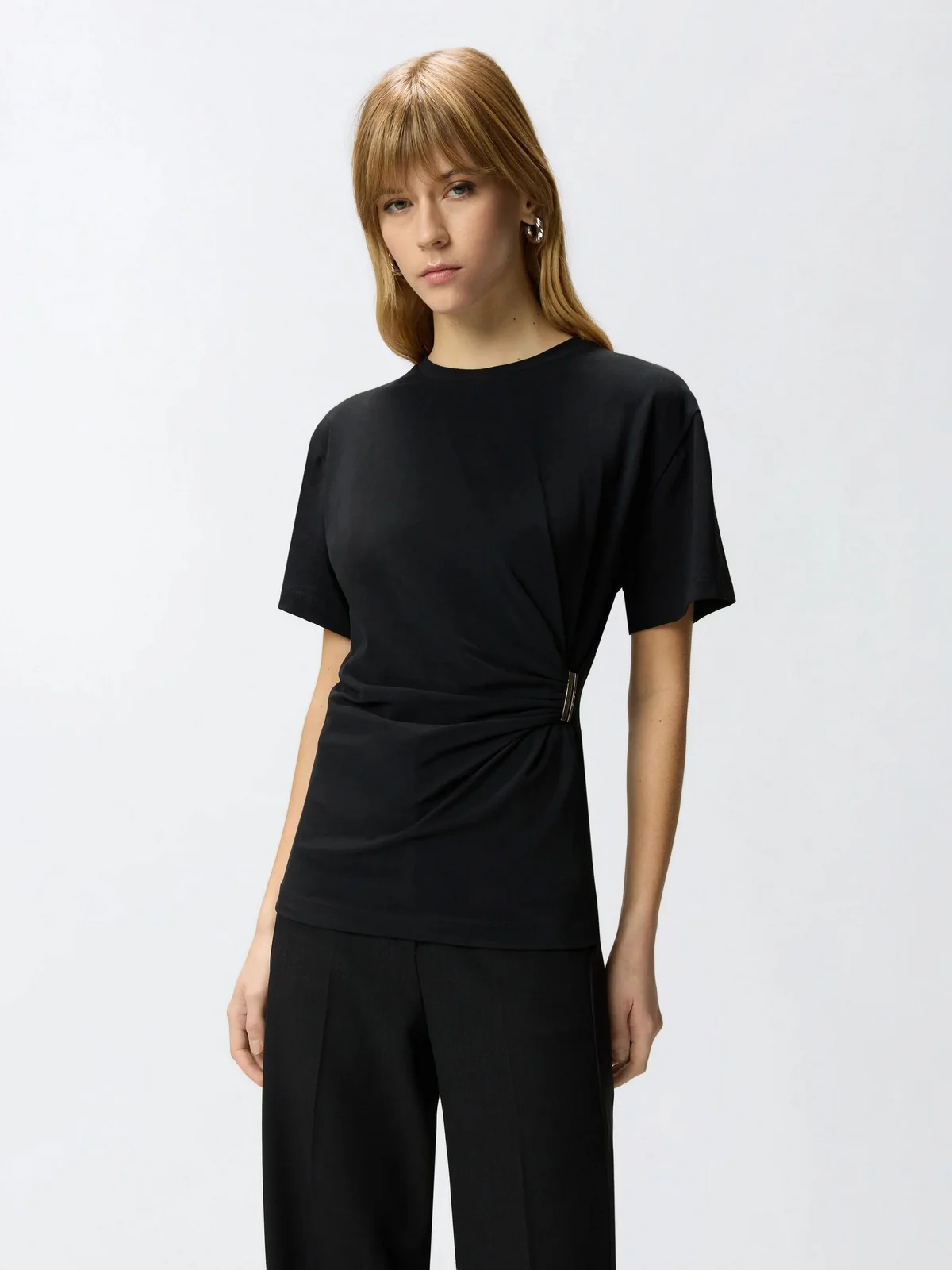 PINKO T-shirt Donna MARY MAGLIA 106455-A35D Z99 NERO LIMOUSINE - Image 3