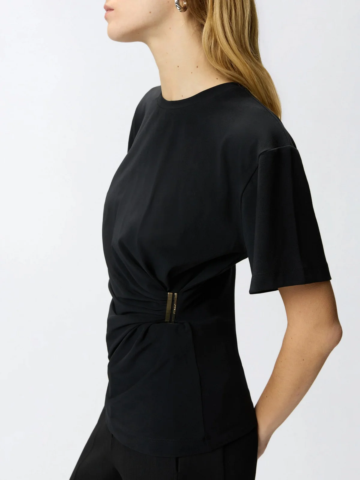 PINKO T-shirt Donna MARY MAGLIA 106455-A35D Z99 NERO LIMOUSINE - Image 4