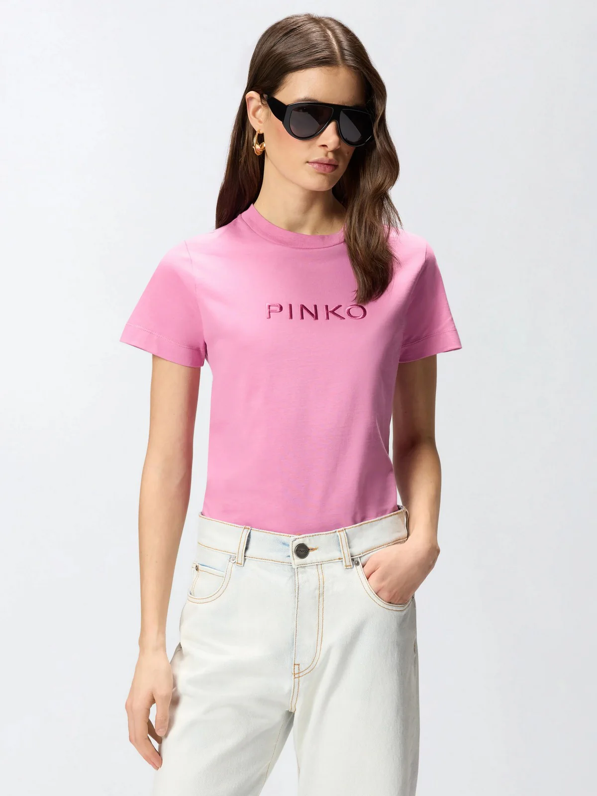 PINKO T-shirt Donna START T-SHIRT 101752-A339 Q48 ROSA - DI MAGGIO - Image 3