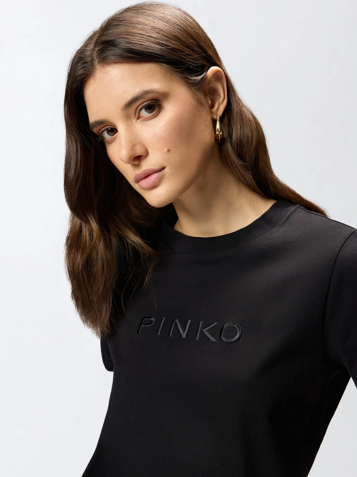 PINKO T-shirt Donna START T-SHIRT 101752-A339 Z99 NERO LIMOUSINE - Image 4