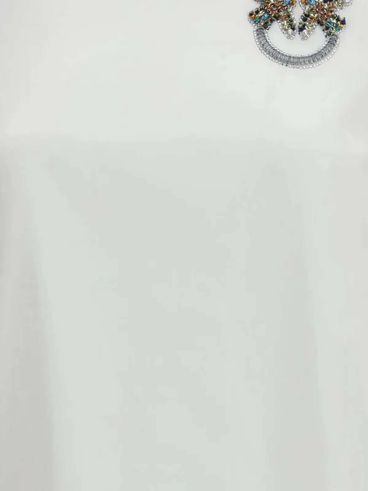 PINKO T-shirt Donna STREPITOSO T-SHIRT 105526-A33F Z05 BIANCO-BIANCANEVE - Image 3