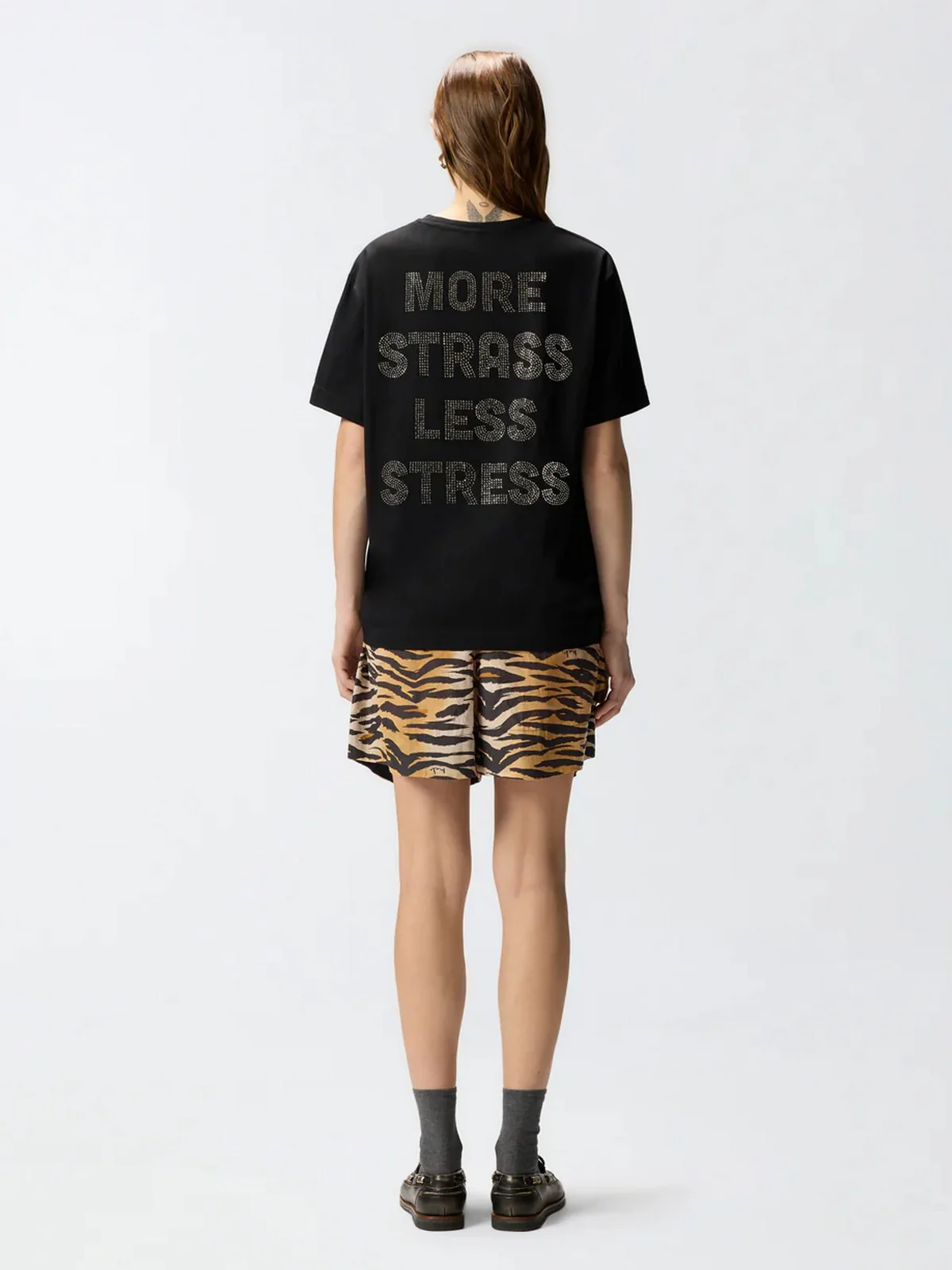 PINKO T-shirt Donna STREPITOSO T-SHIRT 105526-A33S Z99 NERO LIMOUSINE - Image 5
