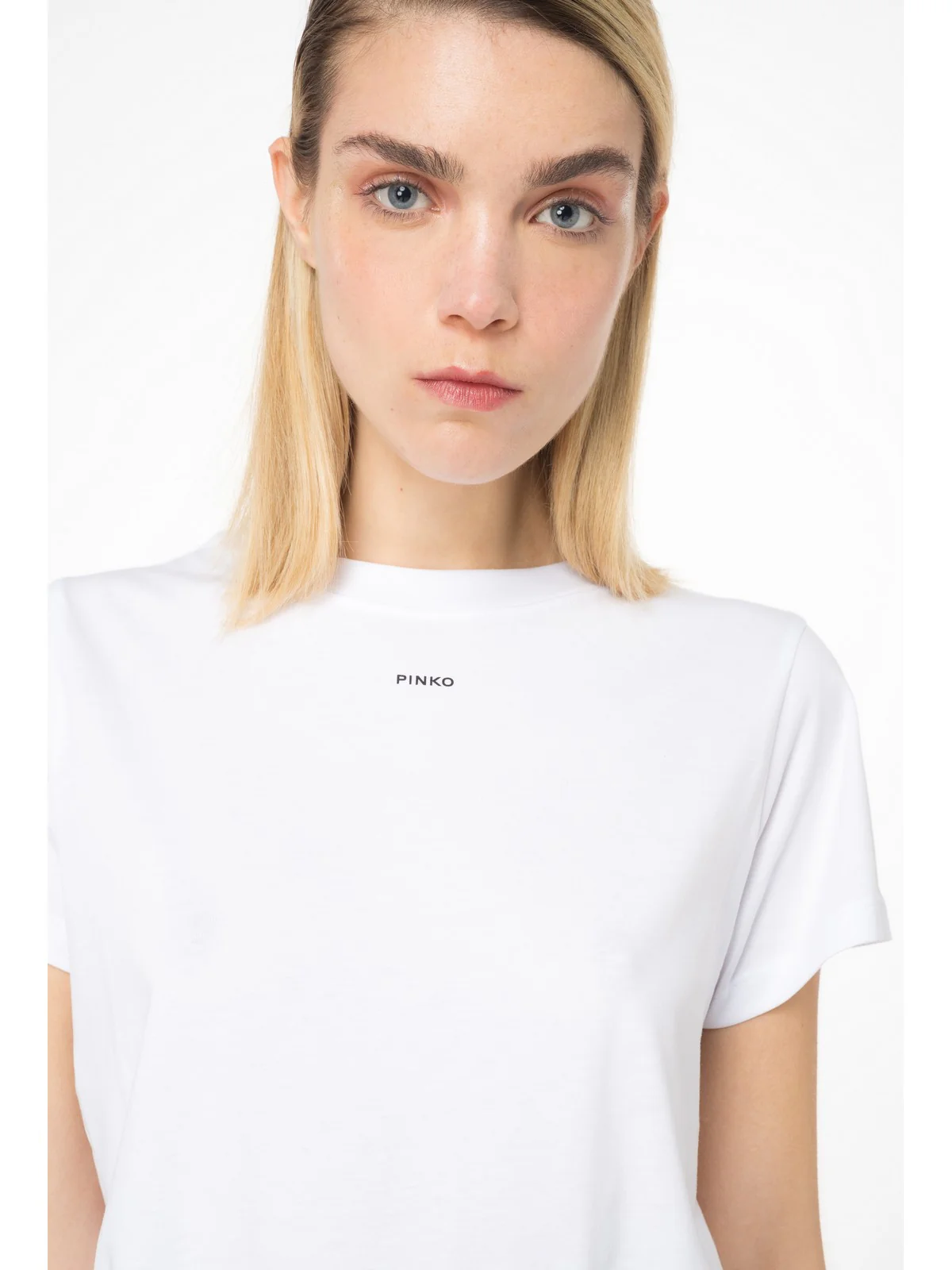 PINKO T-Shirt e Polo Donna  100373-A1N8 Z04 Bianco - Image 4
