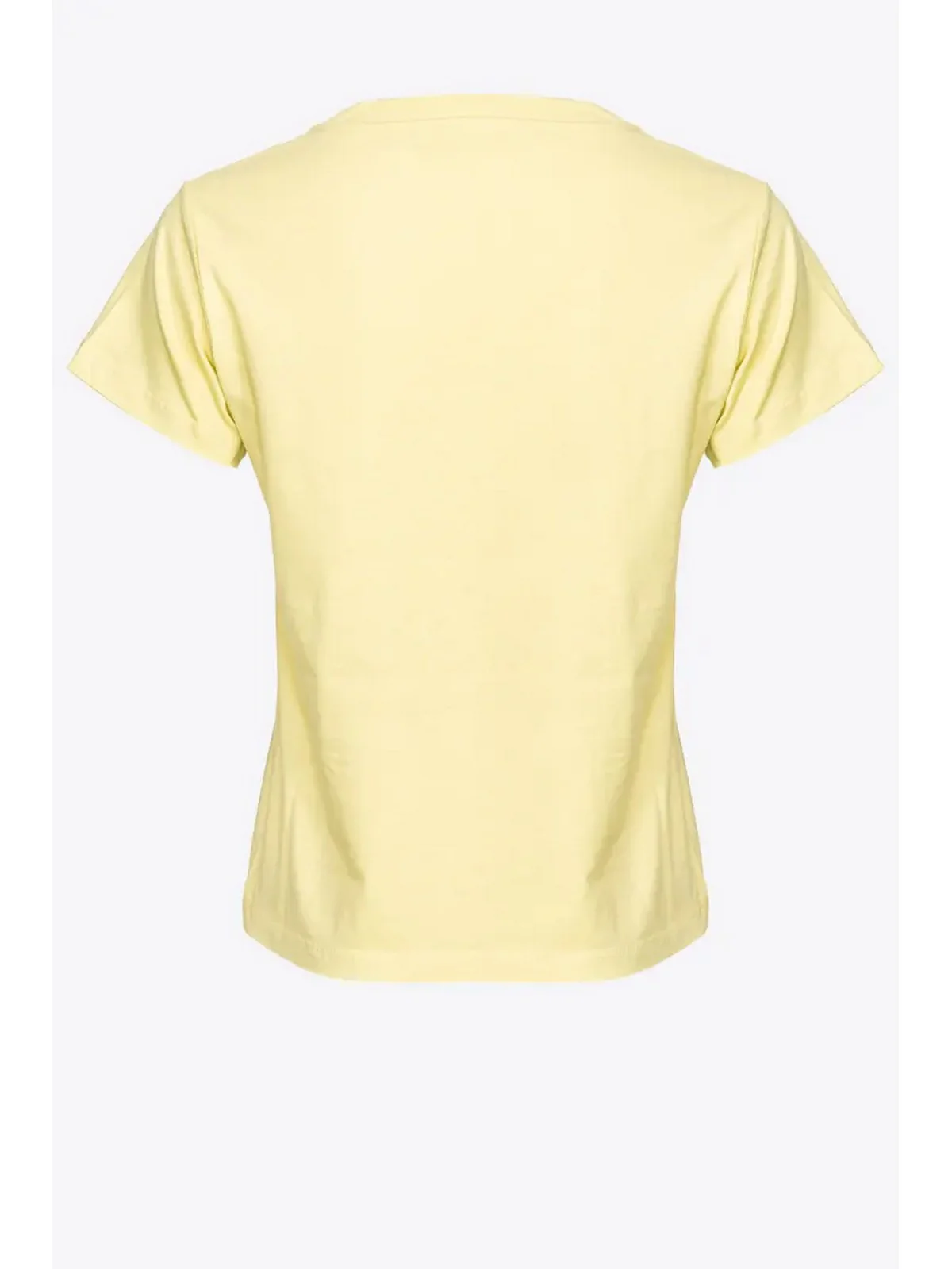PINKO T-Shirt e Polo Donna Basico 100373-A1N8 H23 Giallo - Image 2