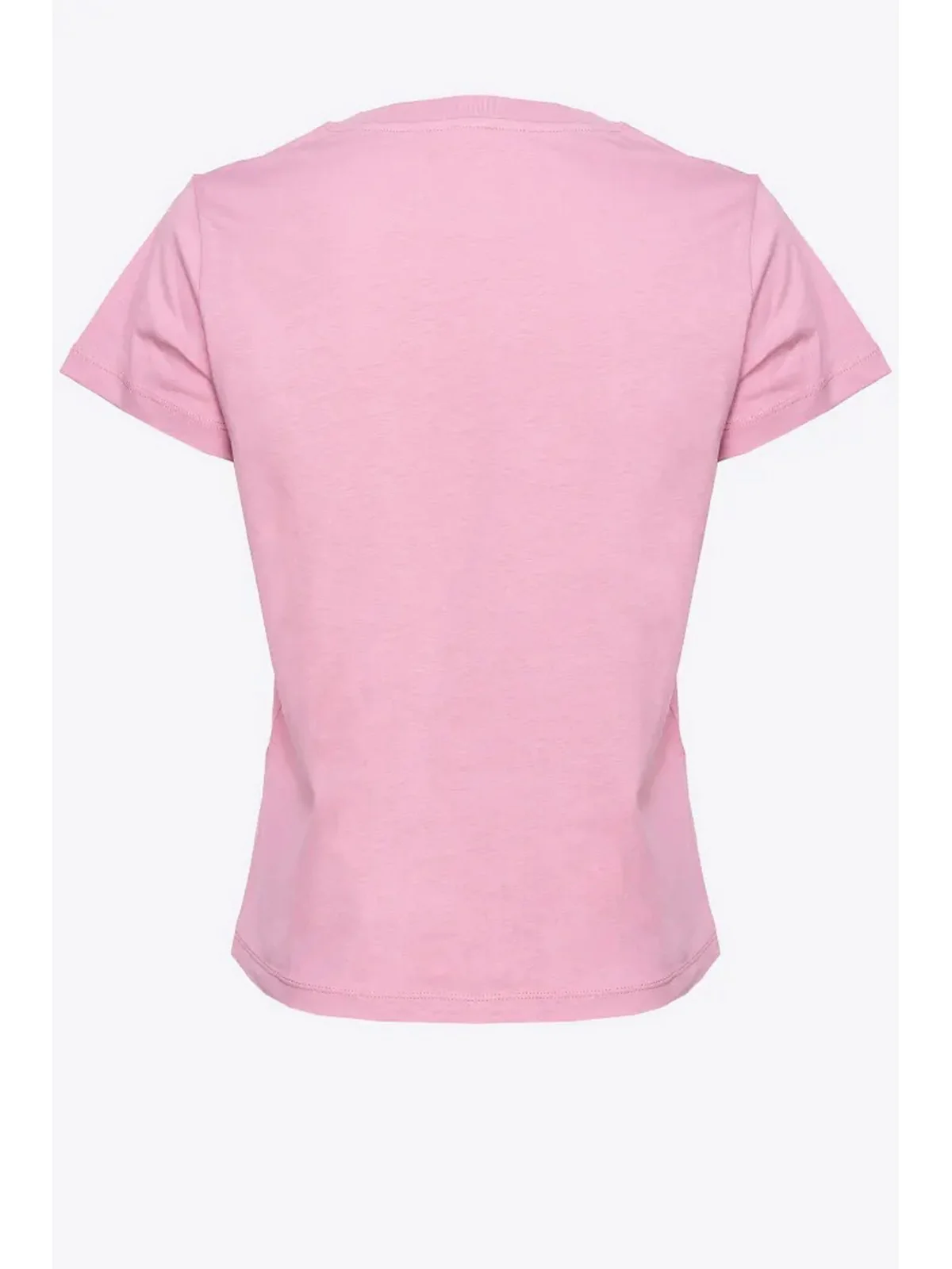 PINKO T-Shirt e Polo Donna Basico 100373-A1N8 N98 Rosa - Image 2