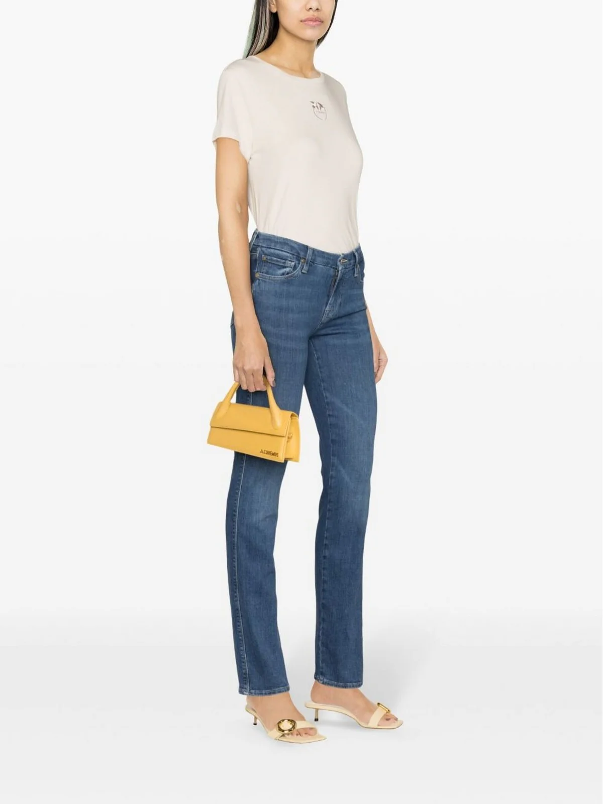 PINKO T-Shirt e Polo Donna Bussolotto 100355-A1NW C32 Beige - Image 2