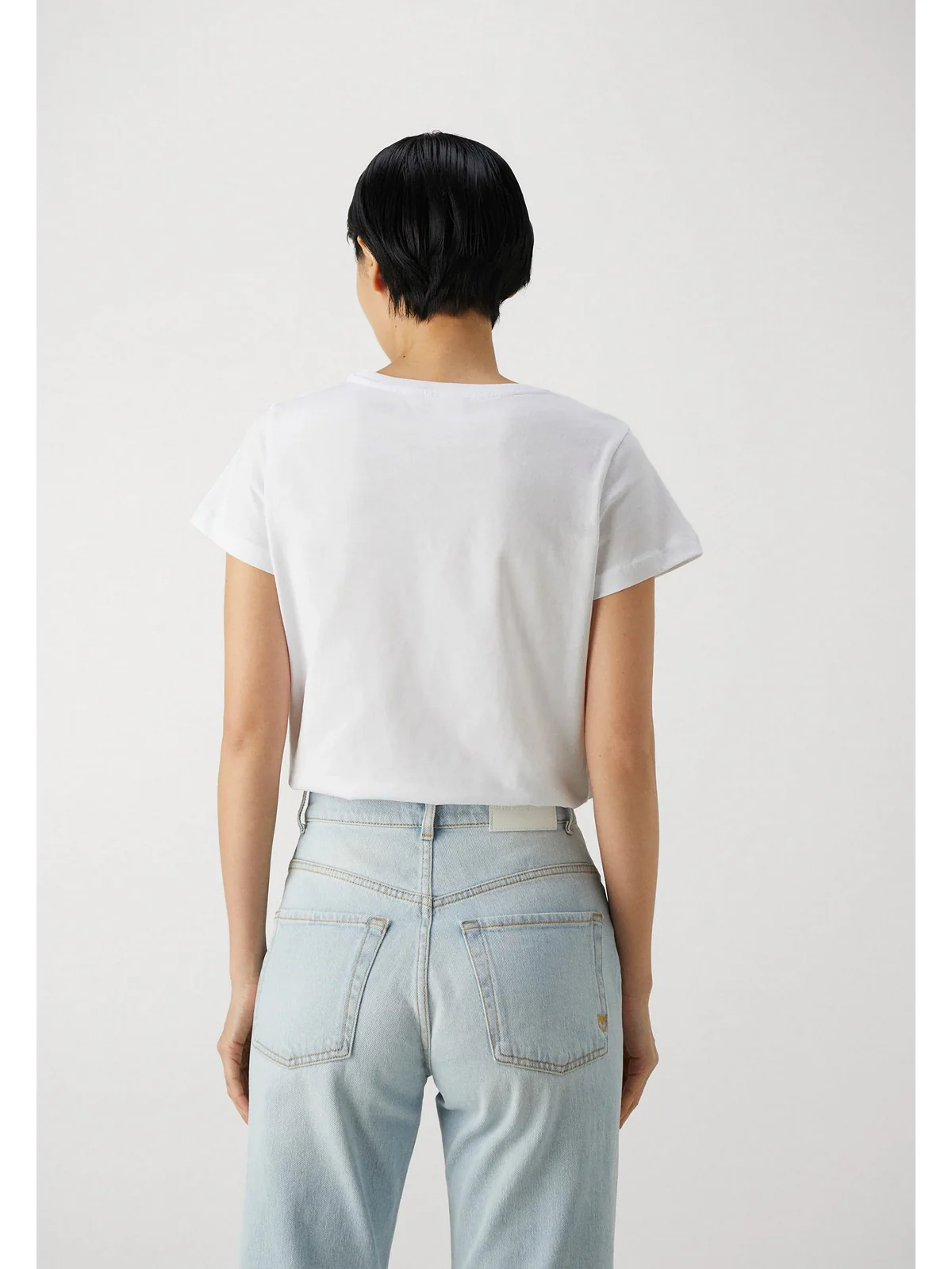 PINKO T-Shirt e Polo Donna Bussolotto 100355-A1NW Z04 Bianco - Image 3