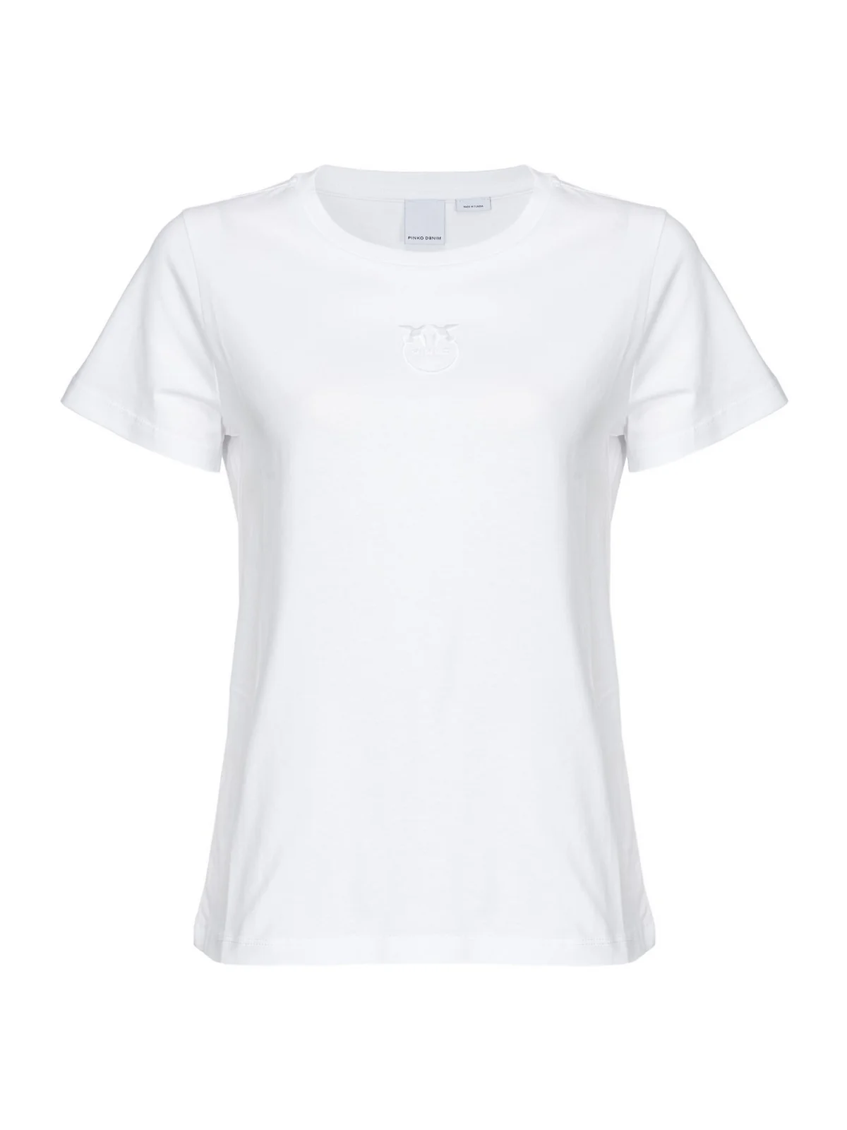 PINKO T-Shirt e Polo Donna Bussolotto T-Shirt Jersey Old 100355-A227 Z04 Bianco