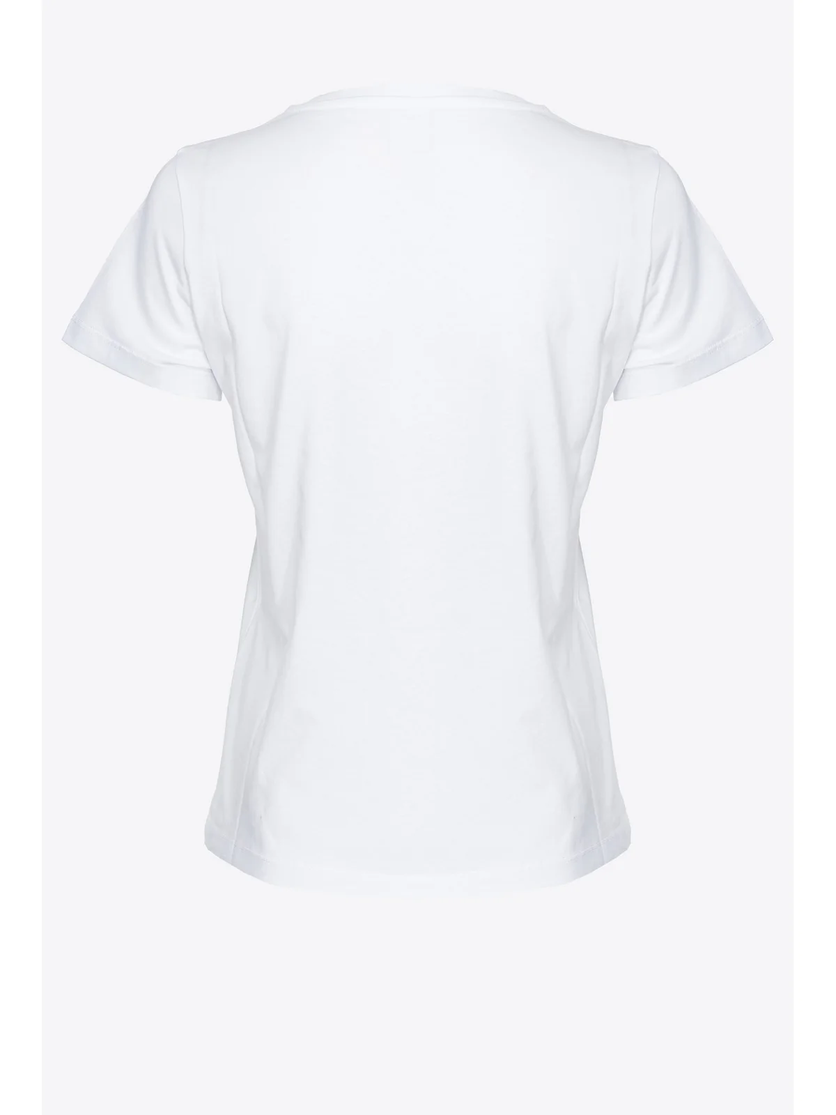 PINKO T-Shirt e Polo Donna Bussolotto T-Shirt Jersey Old 100355-A227 Z04 Bianco - Image 2