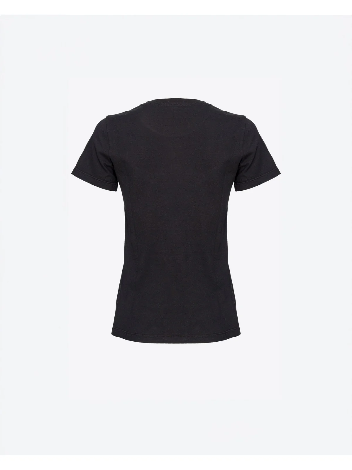 PINKO T-Shirt e Polo Donna Bussolotto T-Shirt Jersey Old 100355-A227 Z99 Nero - Image 2
