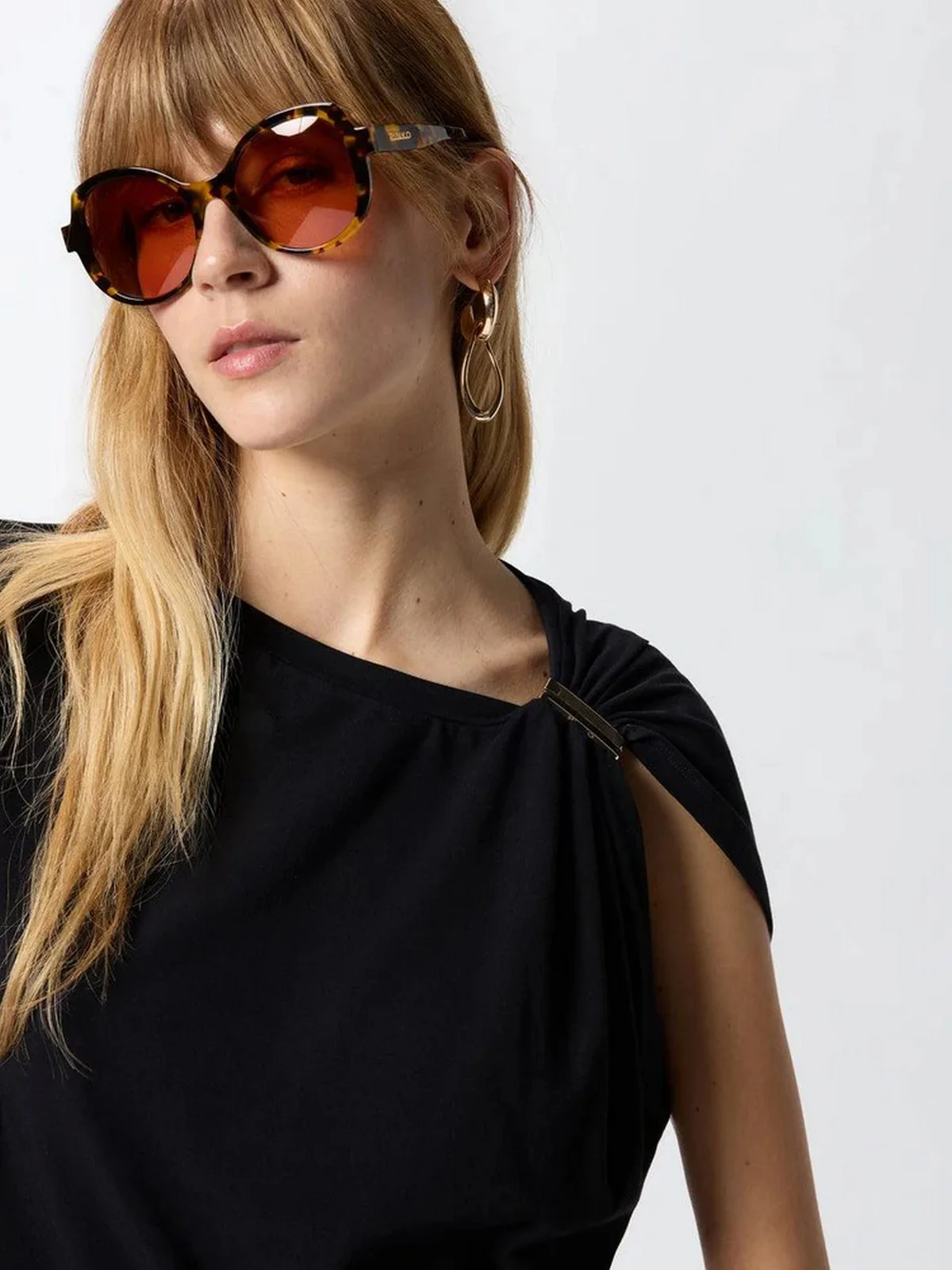 PINKO Top Donna MELODY MAGLIA 106478-A35D Z99 NERO LIMOUSINE - Image 4