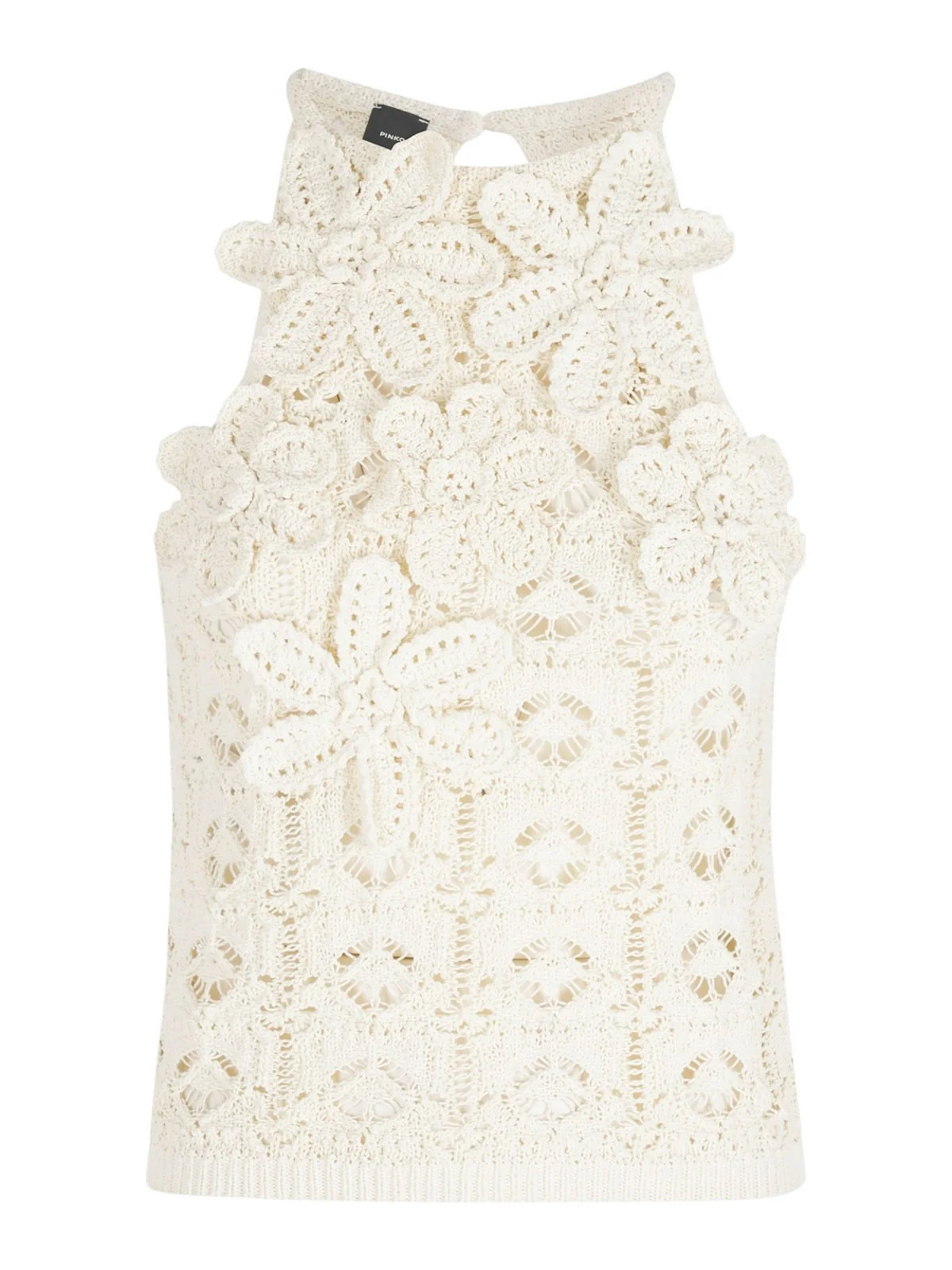 PINKO Top Donna NYMPHAEA TOP CROCHET SEWON FLO 106863-A3B8 C10 GIALLO ALABASTRO