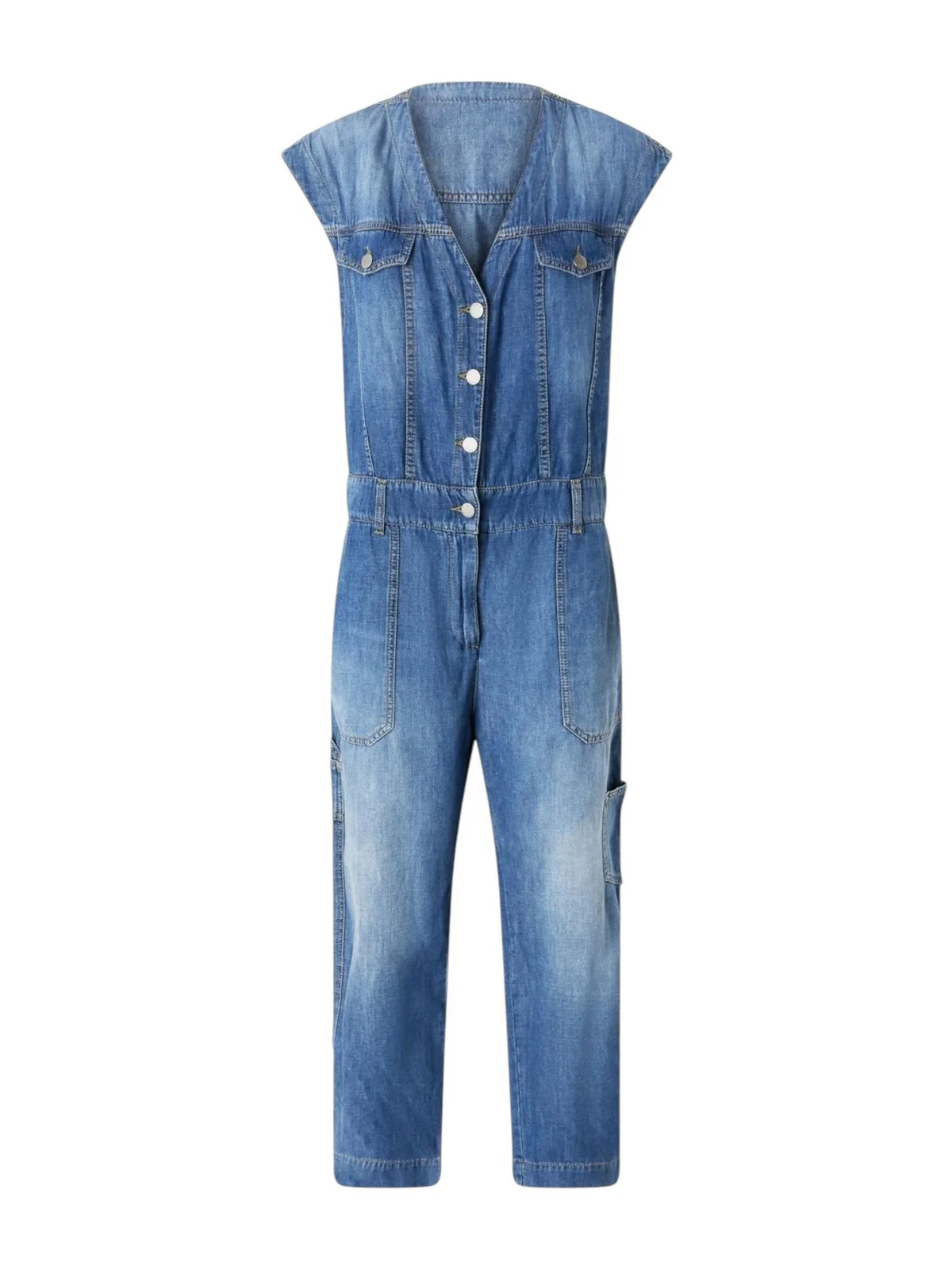 PINKO Tuta Donna TANZANIA TUTA LIGHT DENIM COTO 104824-A2GQ PJD Blu