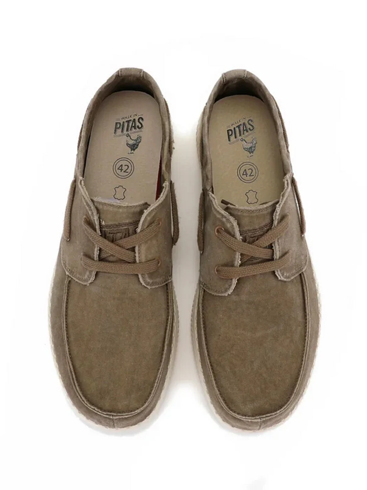 PITAS Mocassino Uomo  WP150 BOAT  TAUPE Marrone - Image 3