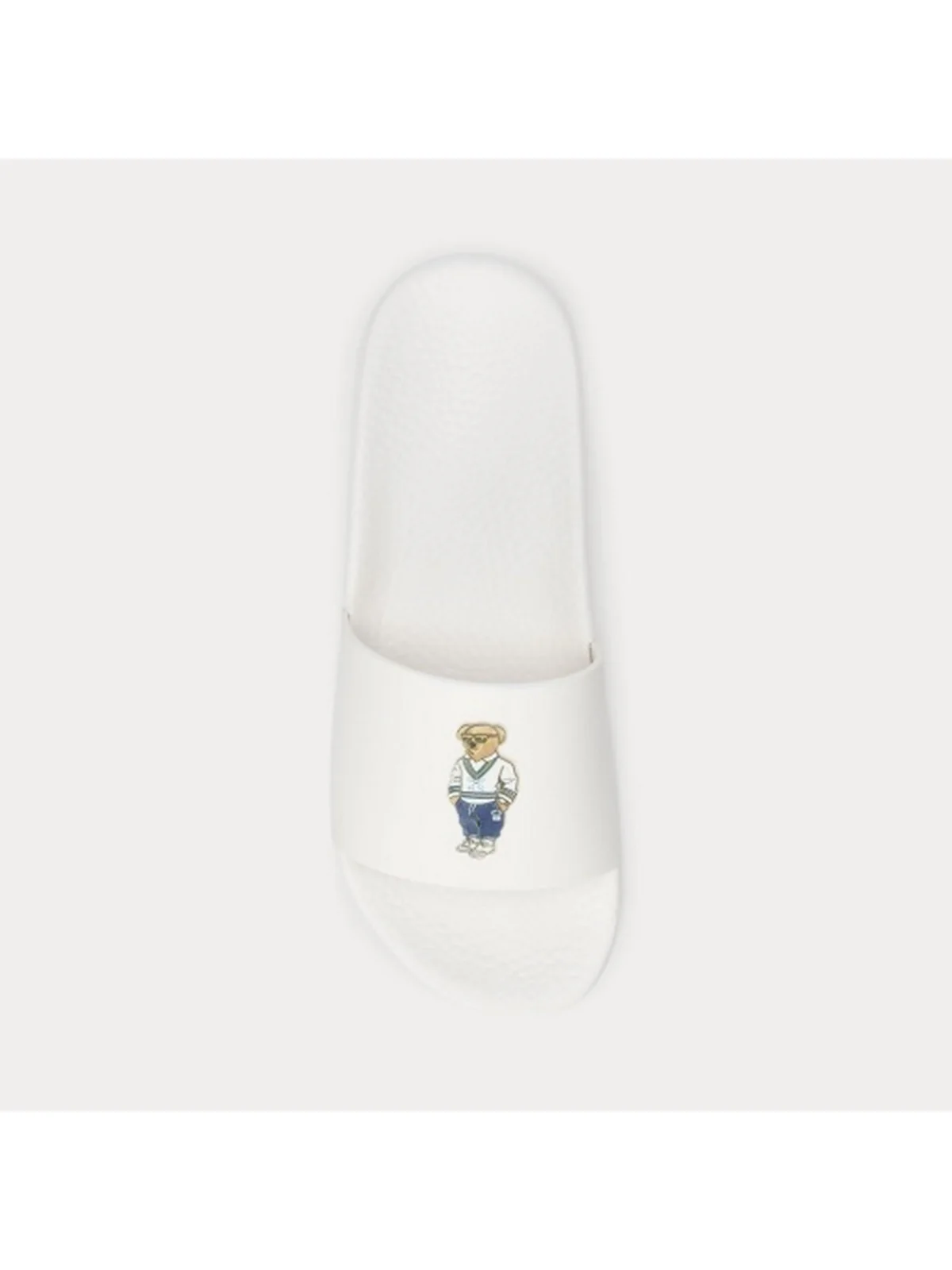 POLO RALPH LAUREN Ciabatta Uomo POLO SLIDE-SANDALS-SLIDE 809962615 001 Bianco - Image 4