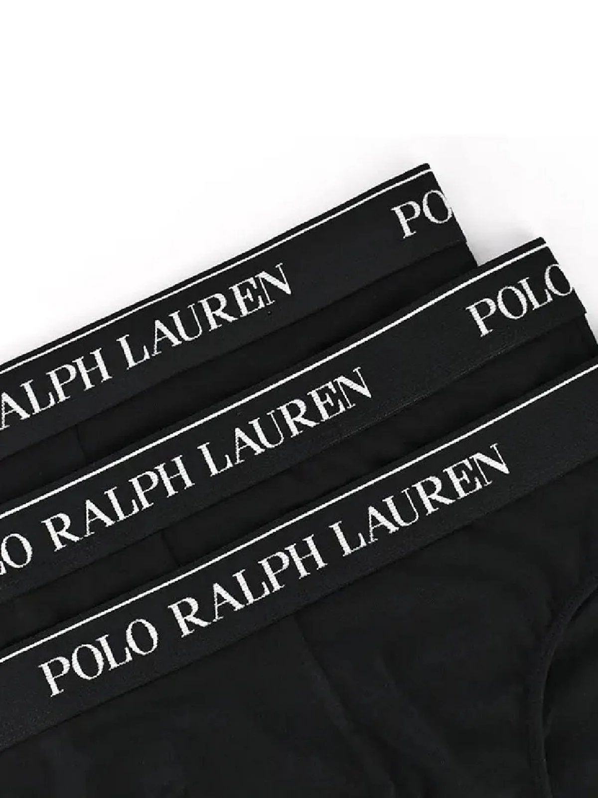 POLO RALPH LAUREN Slip Uomo LOW RISE BRF-3 PACK-BRIEF 714835884 002 3PK POLO BLK/POLO BLK/POLO BLK - Image 3