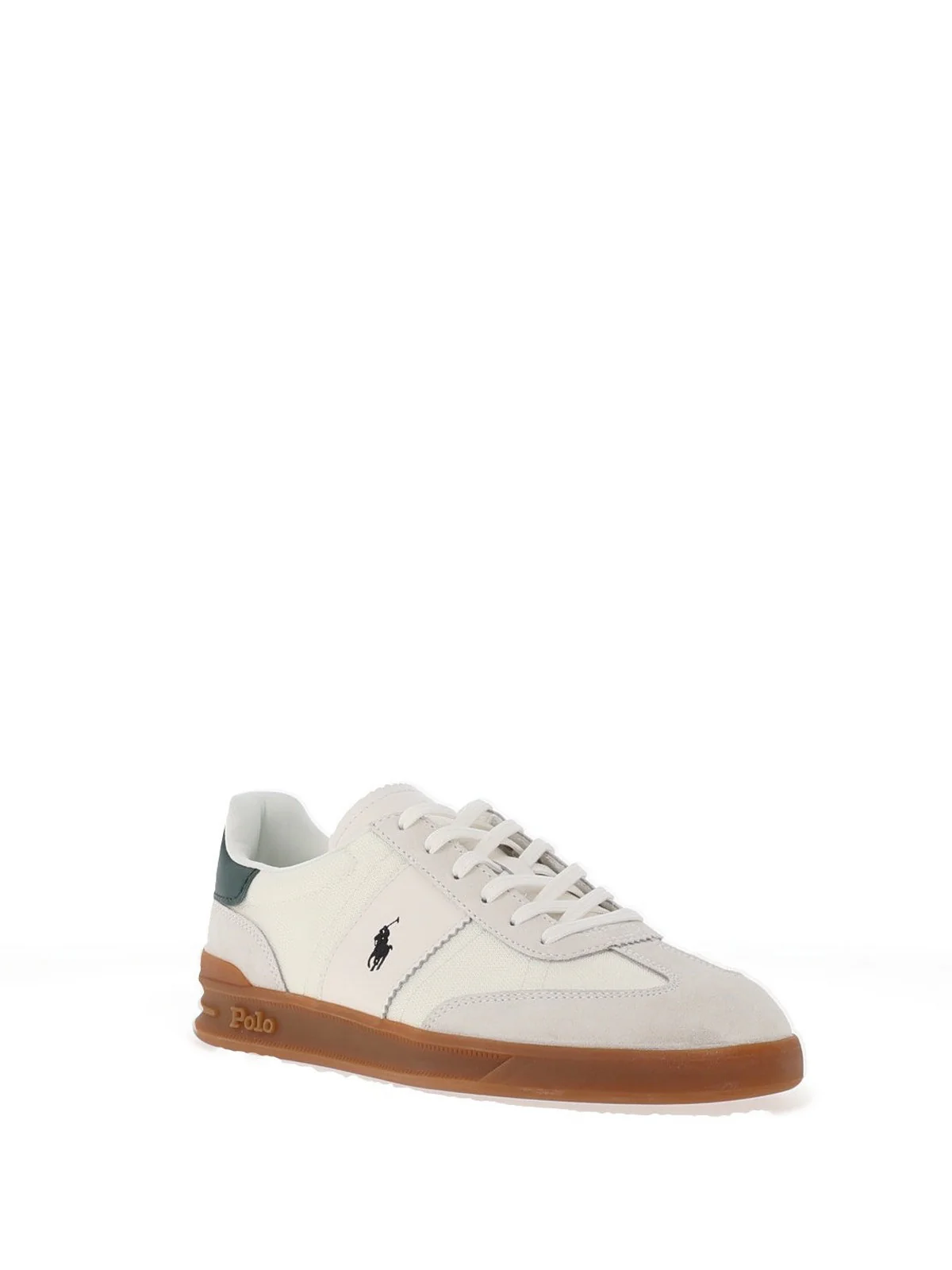 POLO RALPH LAUREN Sneaker Uomo  809P09761 001 BIANCO/COLLEGE GREEN - Image 4