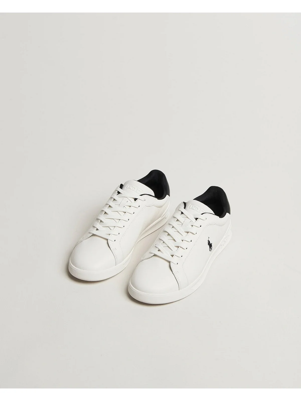 POLO RALPH LAUREN Sneaker Uomo HRT CRT II 809968172 004 WHITE/BLACK - Image 2