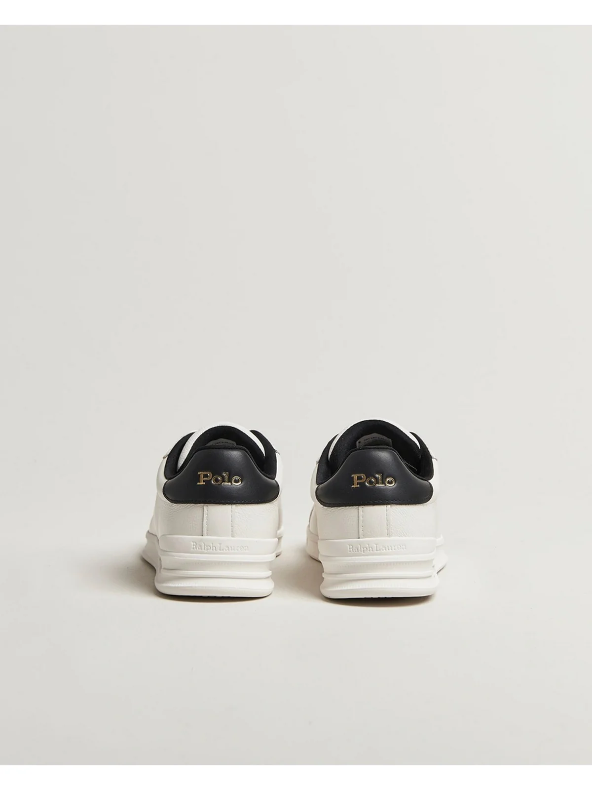 POLO RALPH LAUREN Sneaker Uomo HRT CRT II 809968172 004 WHITE/BLACK - Image 5