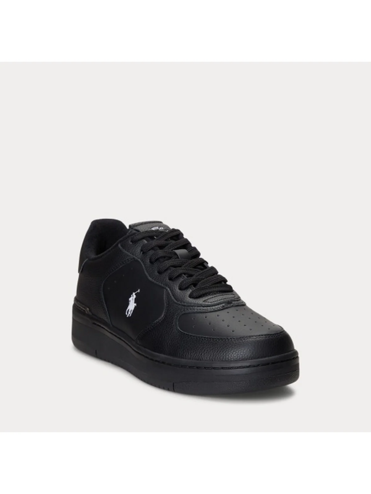 POLO RALPH LAUREN Sneaker Uomo MASTERS CRT-SNEAKERS-LOW TOP LACE 809891791 002 Nero - Image 2