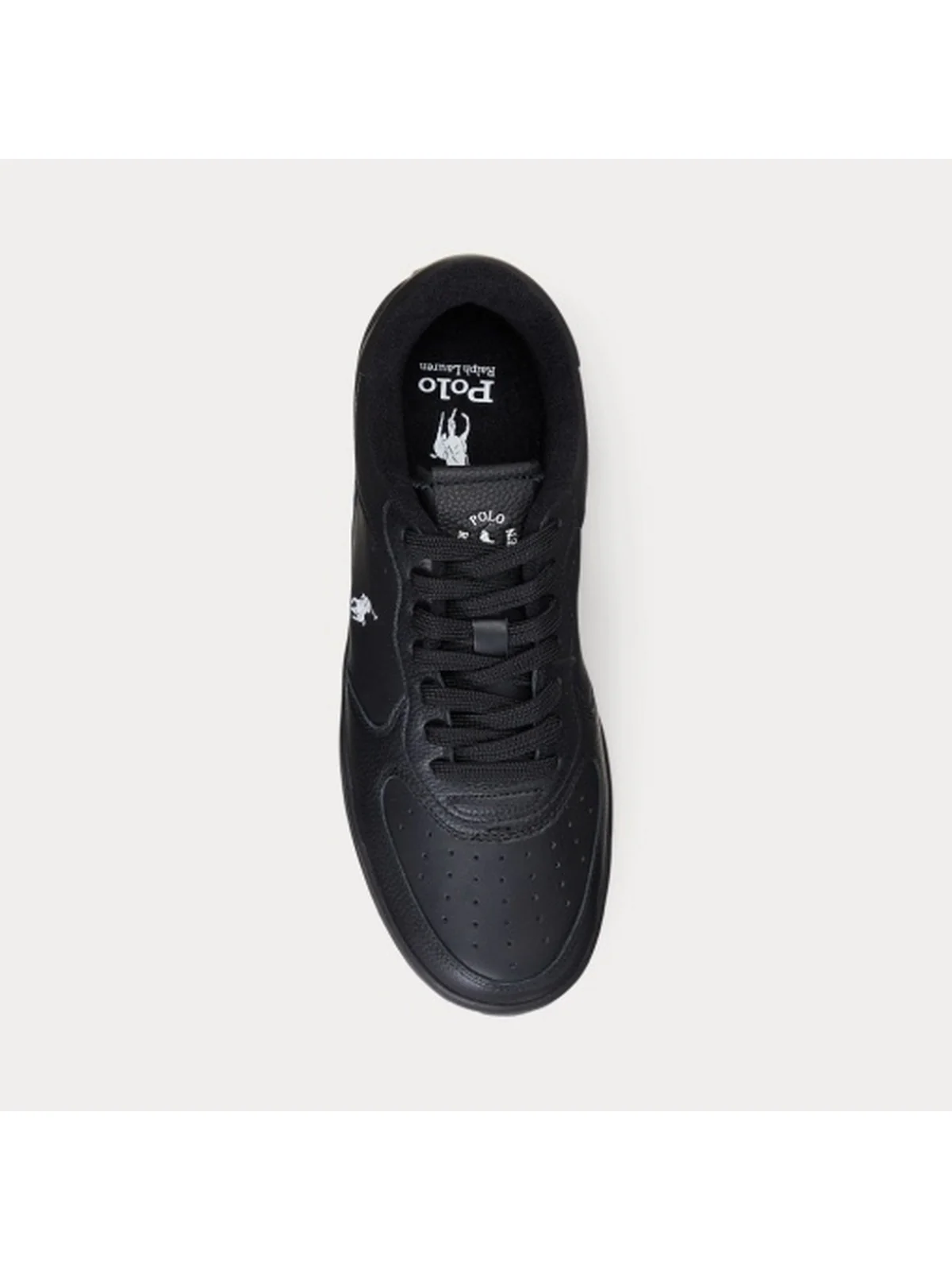 POLO RALPH LAUREN Sneaker Uomo MASTERS CRT-SNEAKERS-LOW TOP LACE 809891791 002 Nero - Image 4