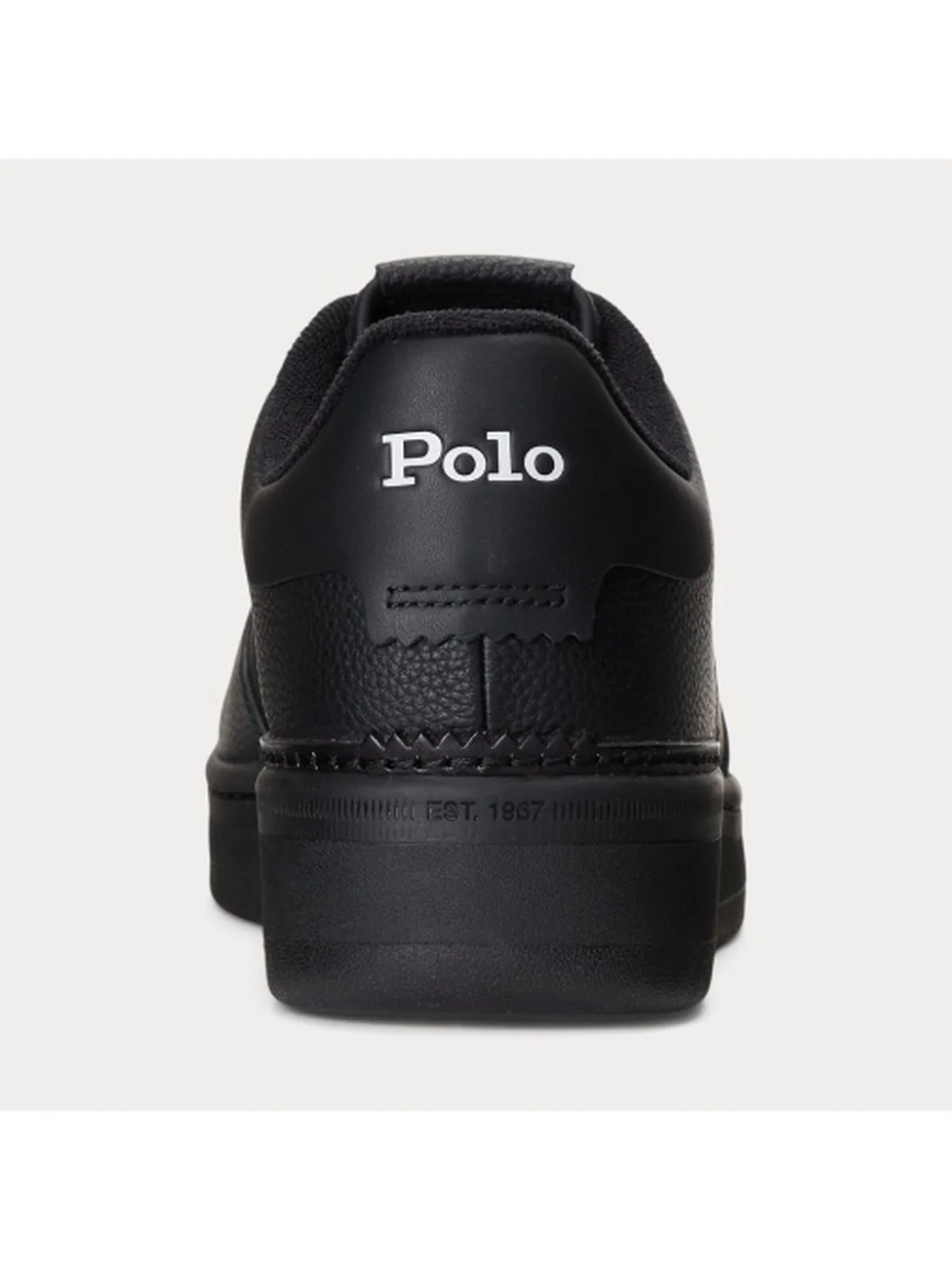 POLO RALPH LAUREN Sneaker Uomo MASTERS CRT-SNEAKERS-LOW TOP LACE 809891791 002 Nero - Image 5