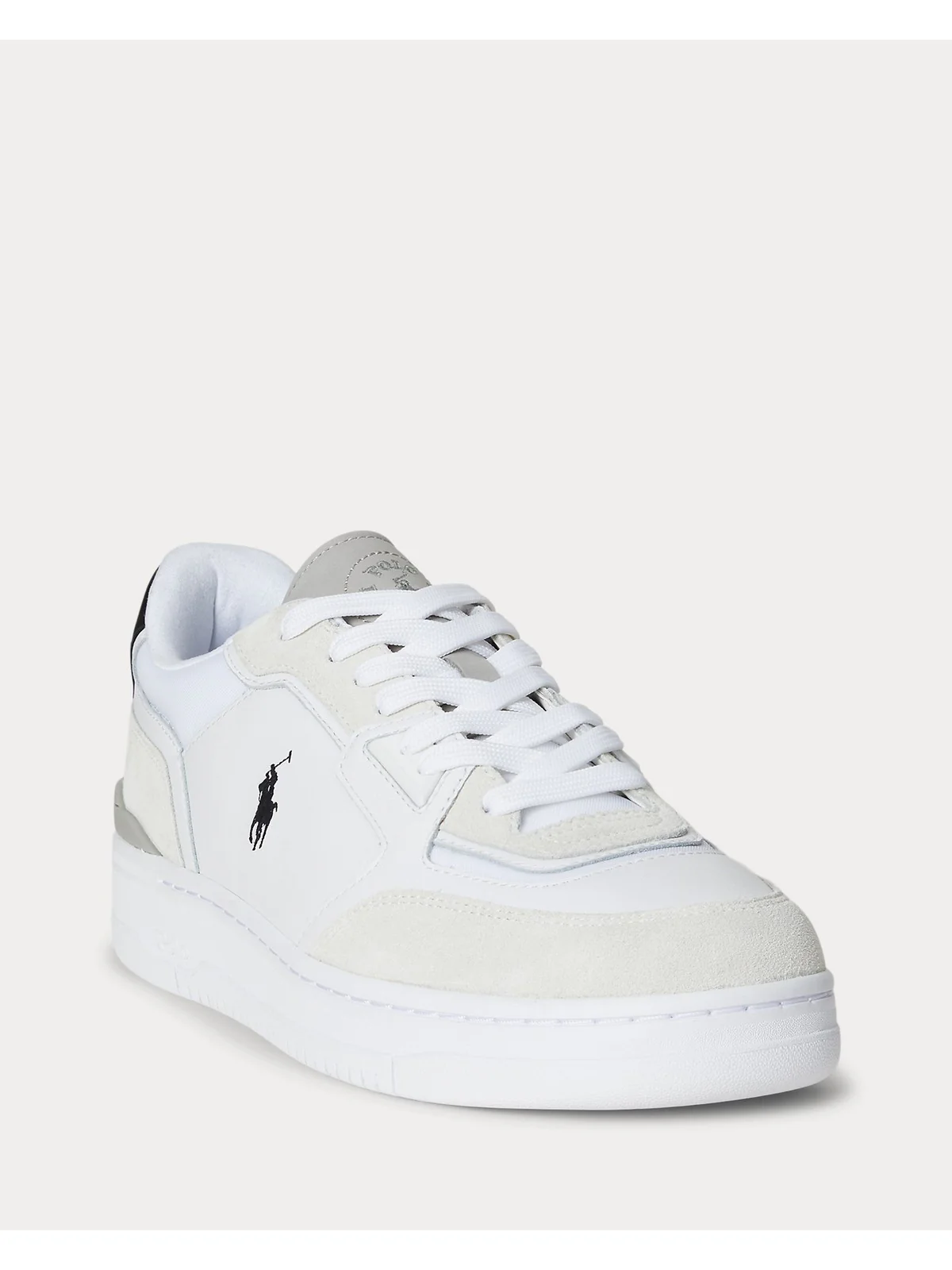 POLO RALPH LAUREN Sneaker Uomo OPN MSTER PP-SNEAKERS-LOW TOP LACE 809974026 001 WHITE/BLACK - Image 2