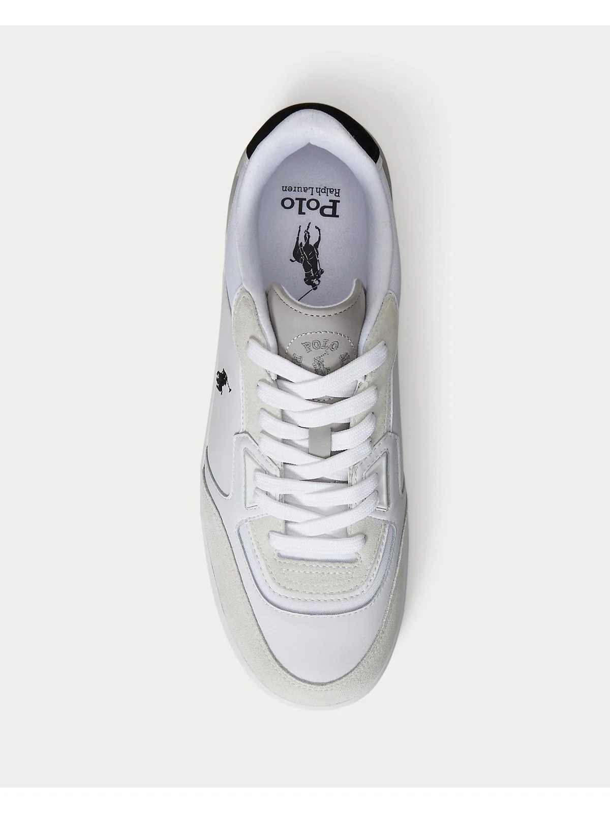 POLO RALPH LAUREN Sneaker Uomo OPN MSTER PP-SNEAKERS-LOW TOP LACE 809974026 001 WHITE/BLACK - Image 4