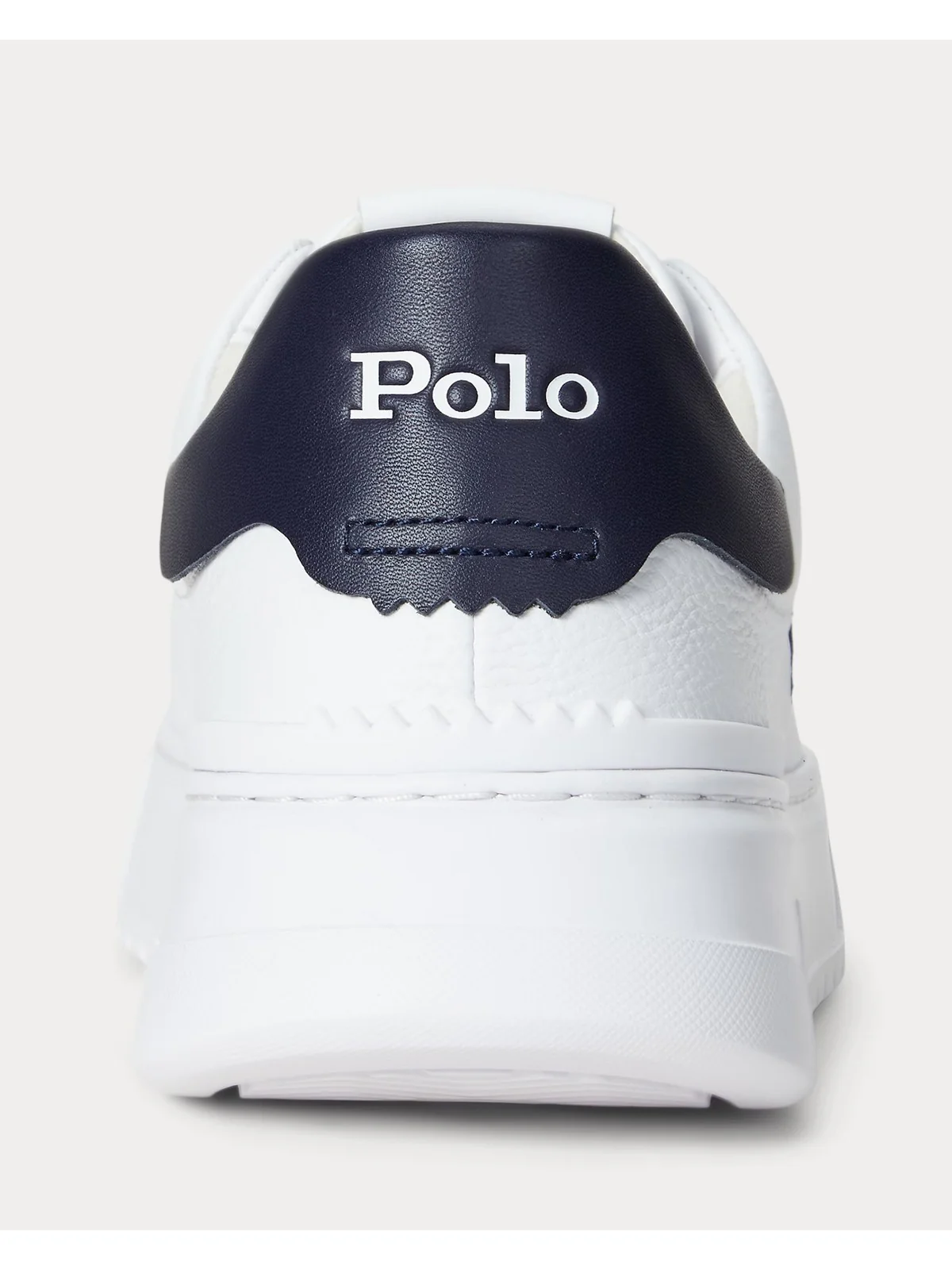 POLO RALPH LAUREN Sneaker Uomo RLITE COURT-SNEAKERS-LOW TOP LACE 809974097 001 WHITE/NAVY - Image 3