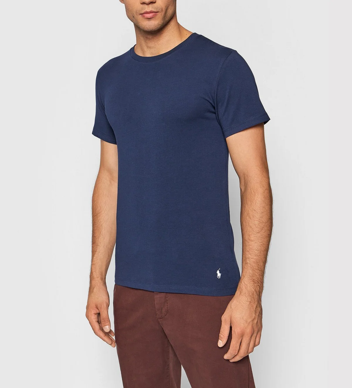 POLO RALPH LAUREN T-shirt Uomo CLASSIC-2 PACK-CREW UNDERSHIRT 714835960 004 2PK NAVY/NAVY - Image 2