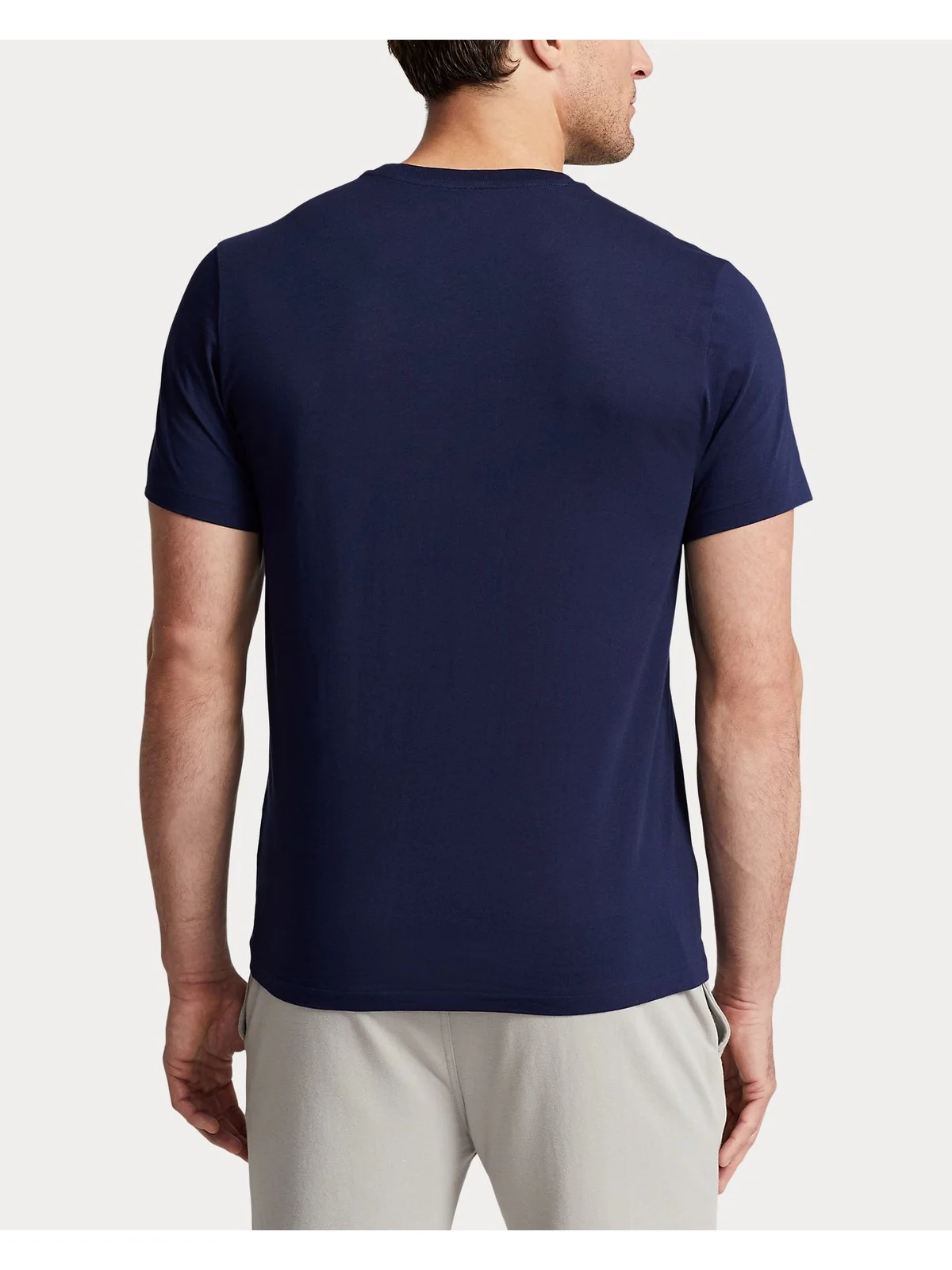 POLO RALPH LAUREN T-shirt Uomo S/S CREW-SLEEP-TOP 714844756 002 CRUISE NAVY - Image 3