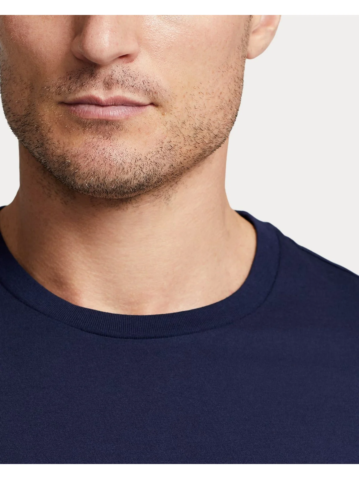 POLO RALPH LAUREN T-shirt Uomo S/S CREW-SLEEP-TOP 714844756 002 CRUISE NAVY - Image 4