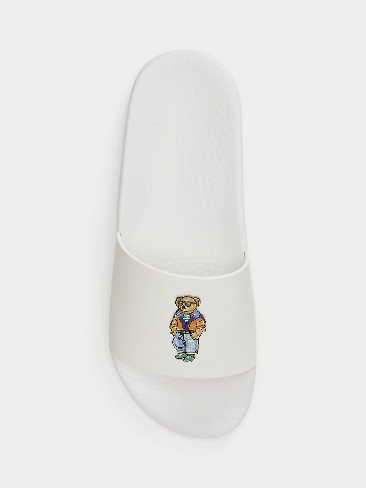 POLO SPORT Ciabatta Uomo Polo slide 809P09762 001 WHITE BEACH SHOP BEAR - Image 3