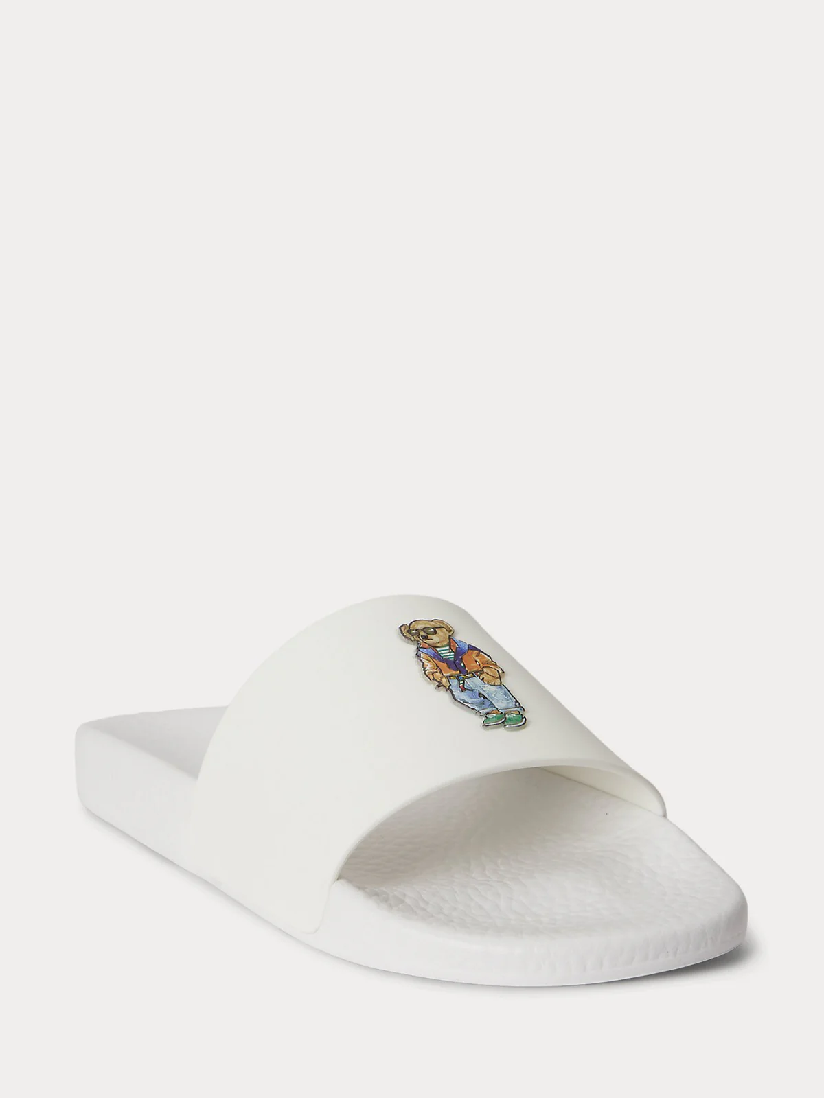 POLO SPORT Ciabatta Uomo Polo slide 809P09762 001 WHITE BEACH SHOP BEAR - Image 4