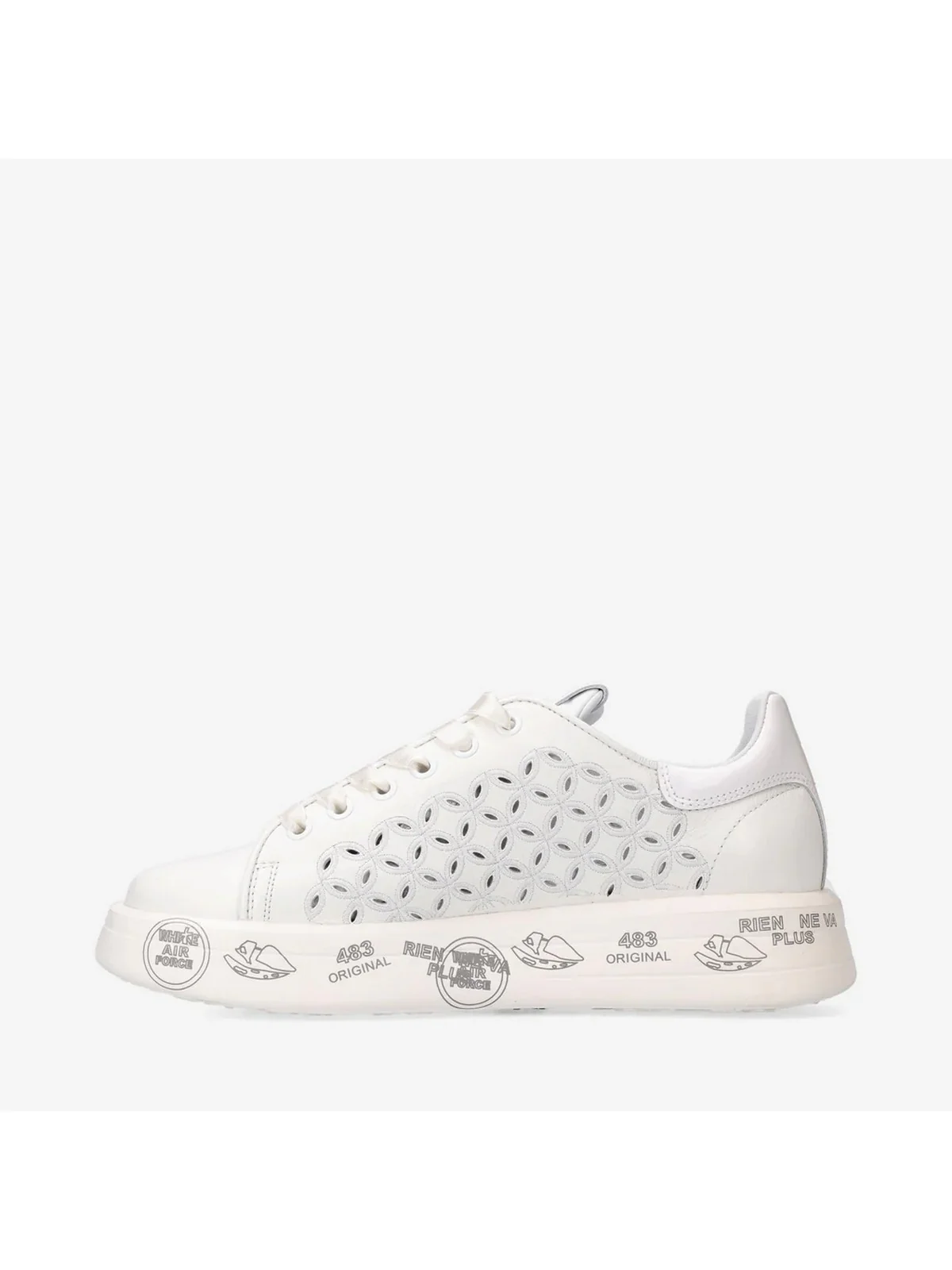 PREMIATA Sneaker Donna  BELLE VAR 6283 Bianco - Image 3