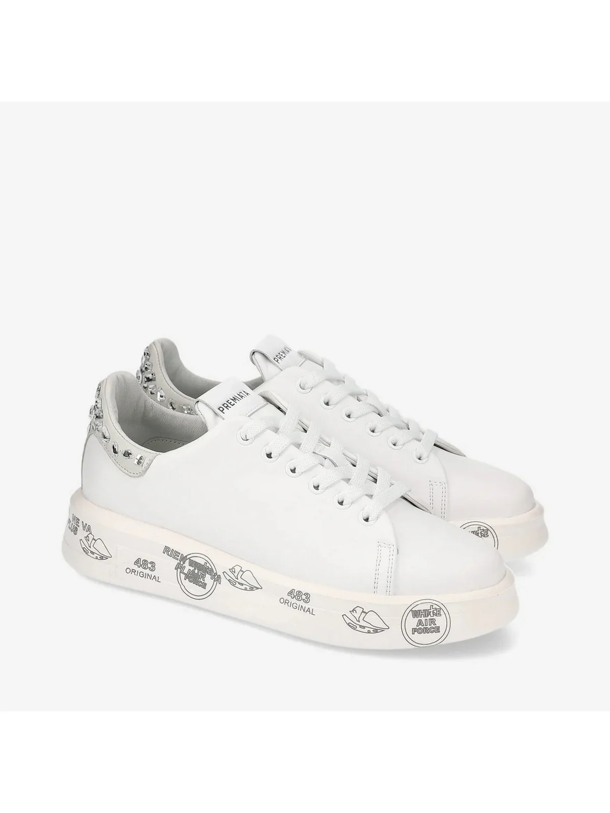 PREMIATA Sneaker Donna  BELLE VAR 6712 Bianco - Image 4