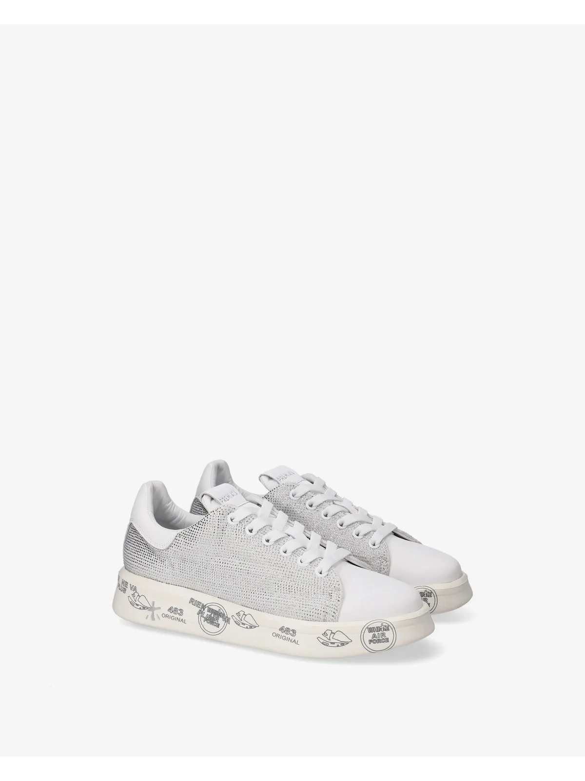 PREMIATA Sneaker Donna  BELLE VAR 8158 WHITE - Image 3