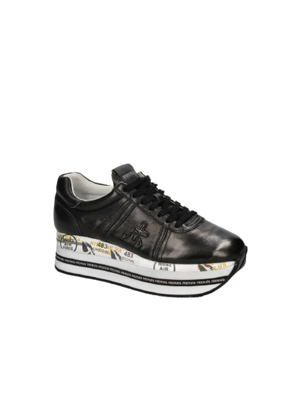 PREMIATA Sneaker Donna  BETH VAR 3873 Nero - Image 4