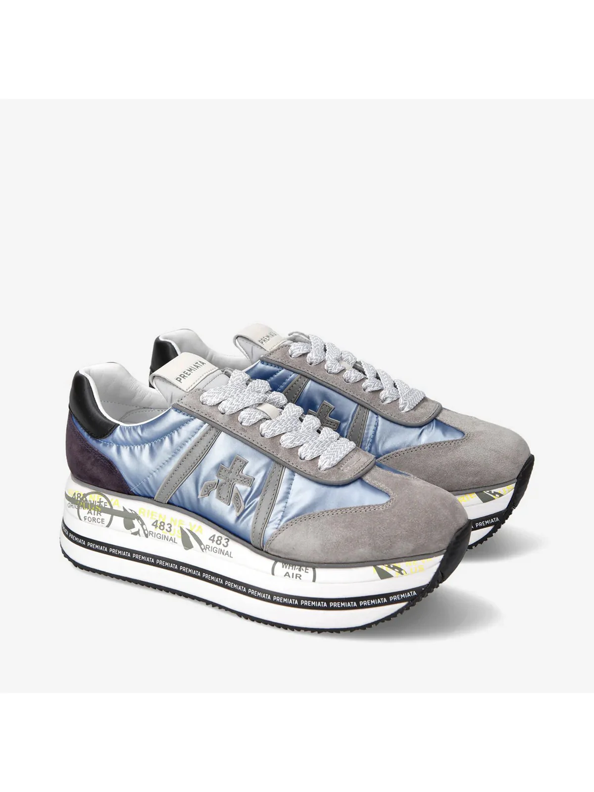 PREMIATA Sneaker Donna  BETH VAR 6498 Blu - Image 6